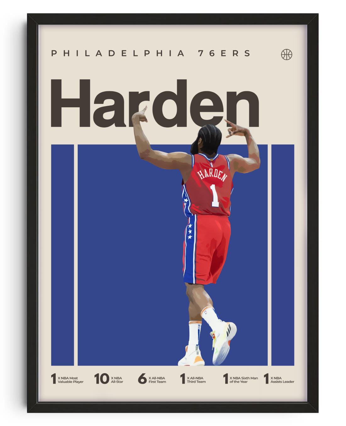 Cool James Harden Wallpaper 76ers James Harden Poster-James Harden