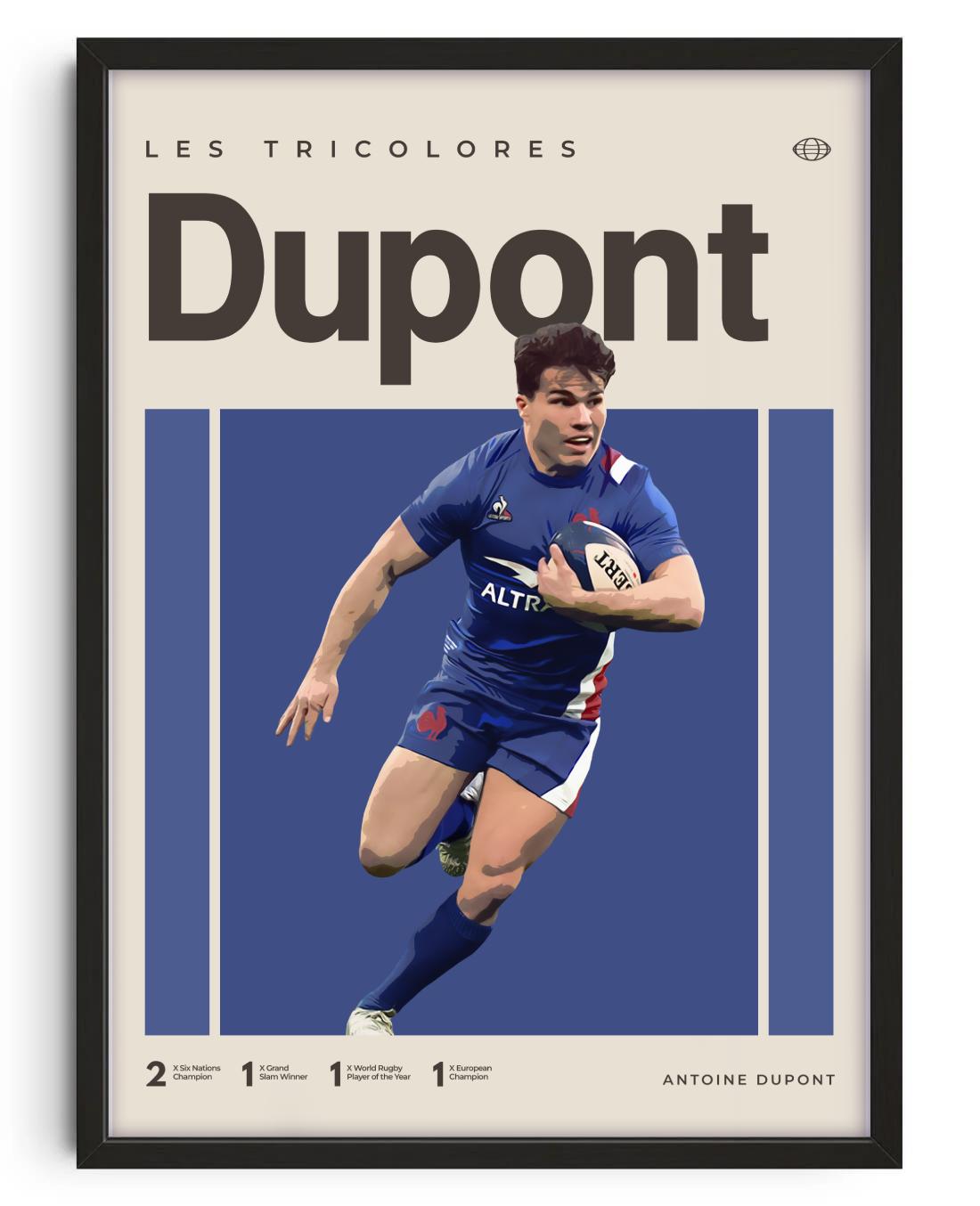 Sticker Antoine Dupont Panini - Rugby 15 Rage De Vaincre France, N°63