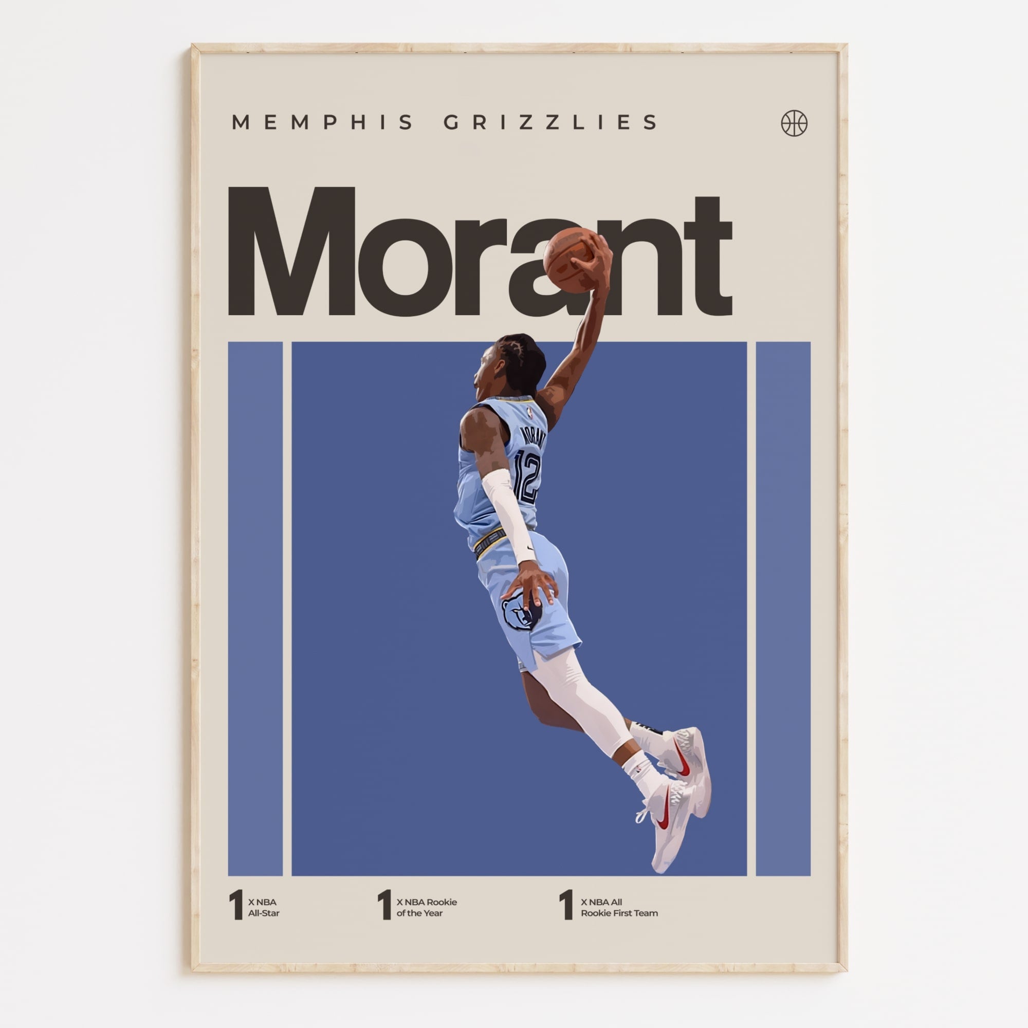 Ja Morant Poster - Memphis Grizzlies