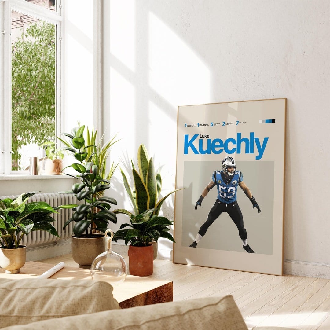 Luke Kuechly Poster for sale