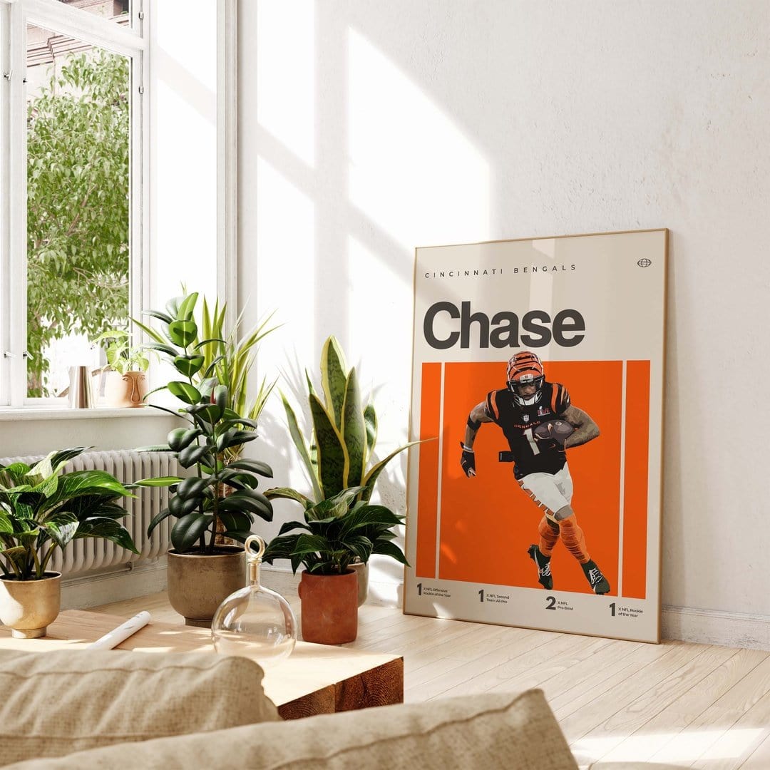 Ja'Marr Chase Poster for sale