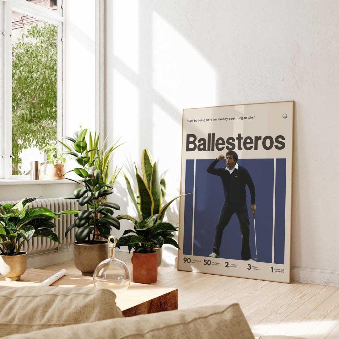 Seve Ballesteros poster for sale
