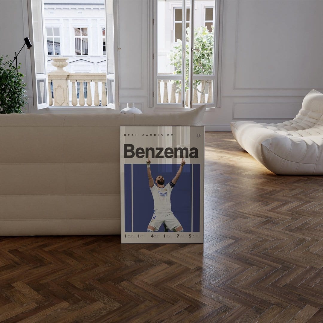 Karim Benzema Poster print, Real Madrid FC-Big Weekend