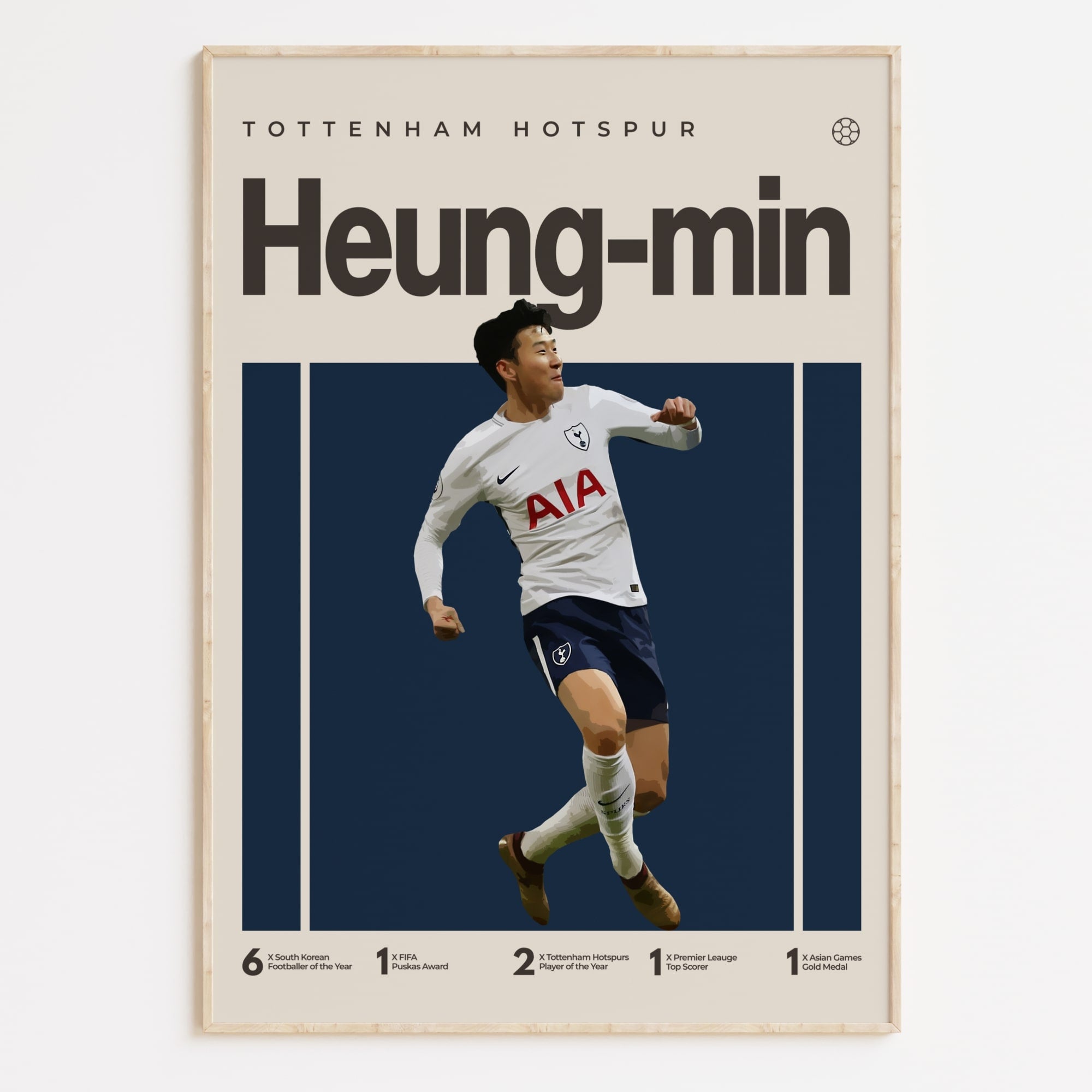 Son Heung-min Poster, Tottenham Hotspur