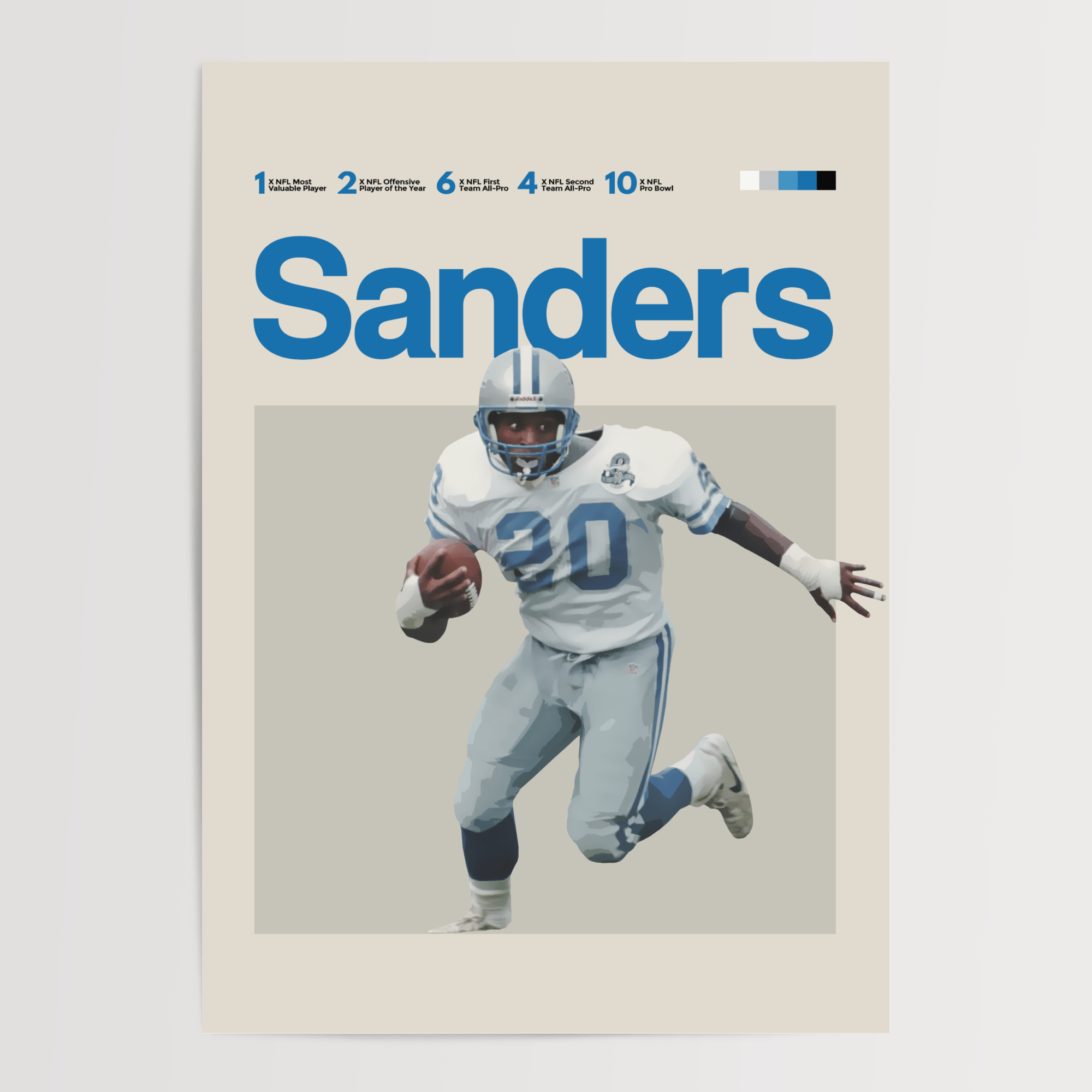 Barry Sanders, Detroit Lions