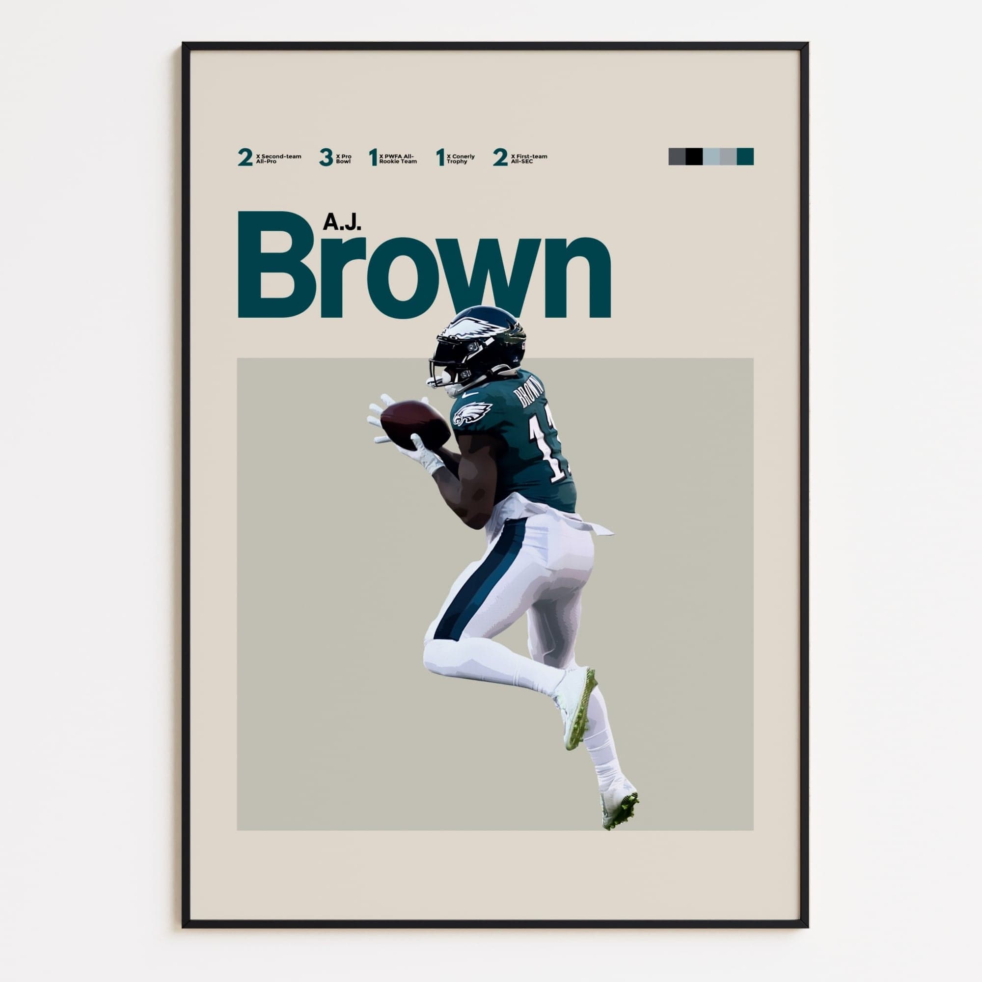 AJ Brown Poster