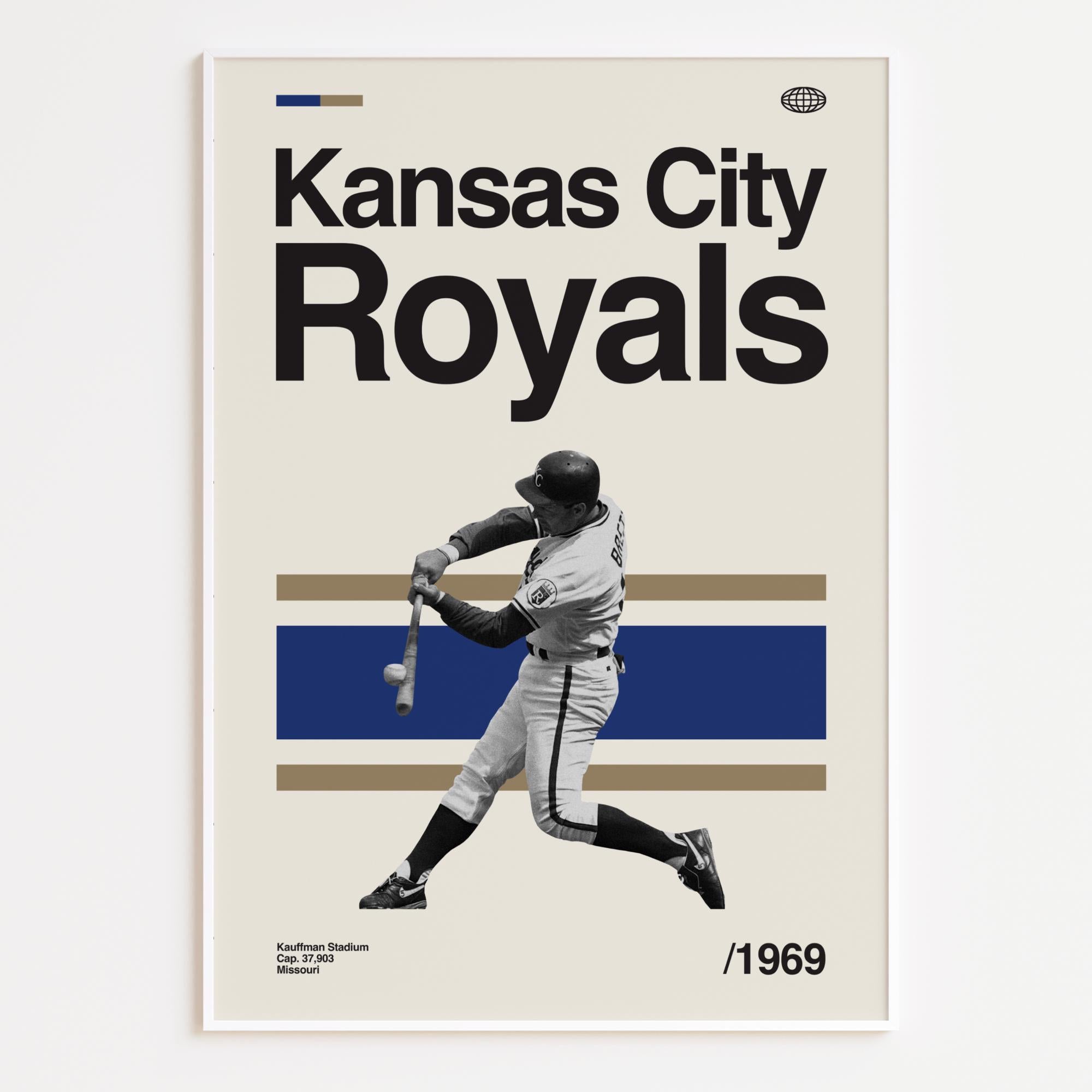 KANSAS factory CITY ROYALS LOGO POSTER 1994