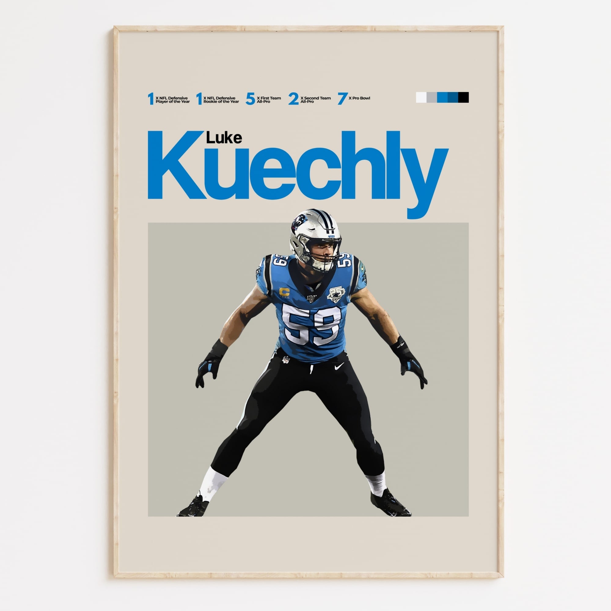 Luke Kuechly Poster