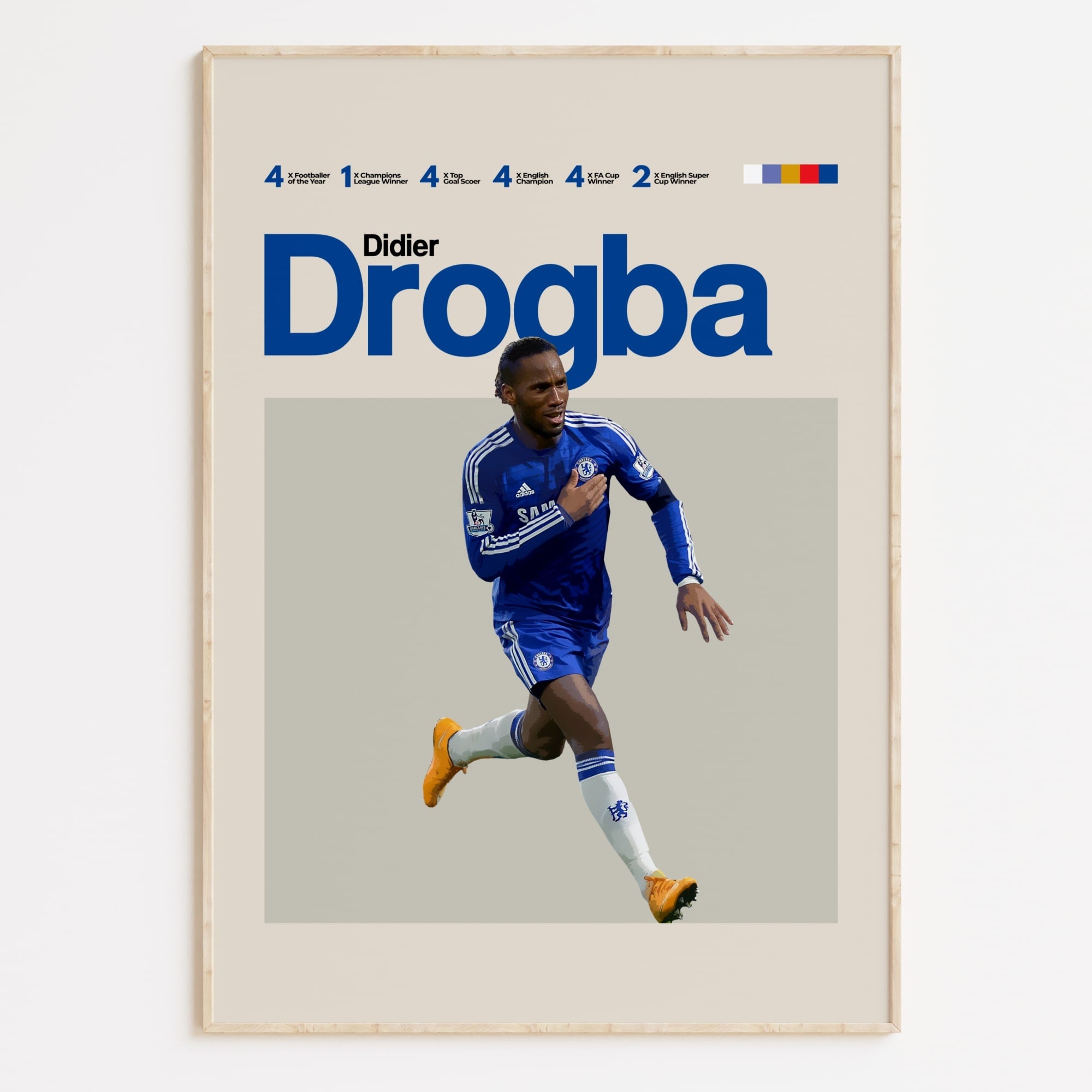 Didier Drogba Poster, Chelsea