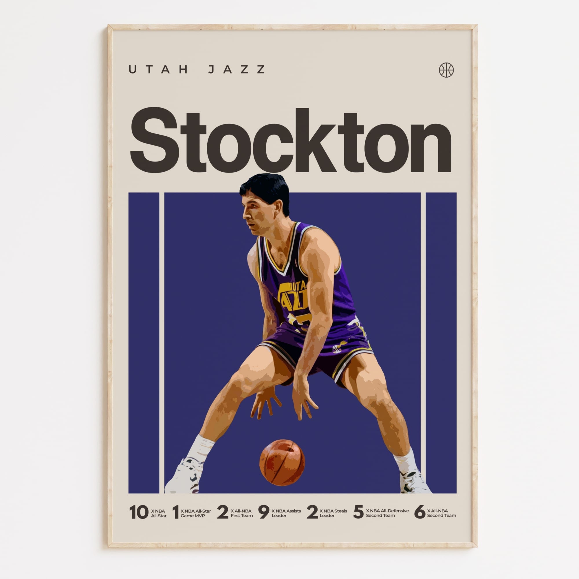 John Stockton Poster