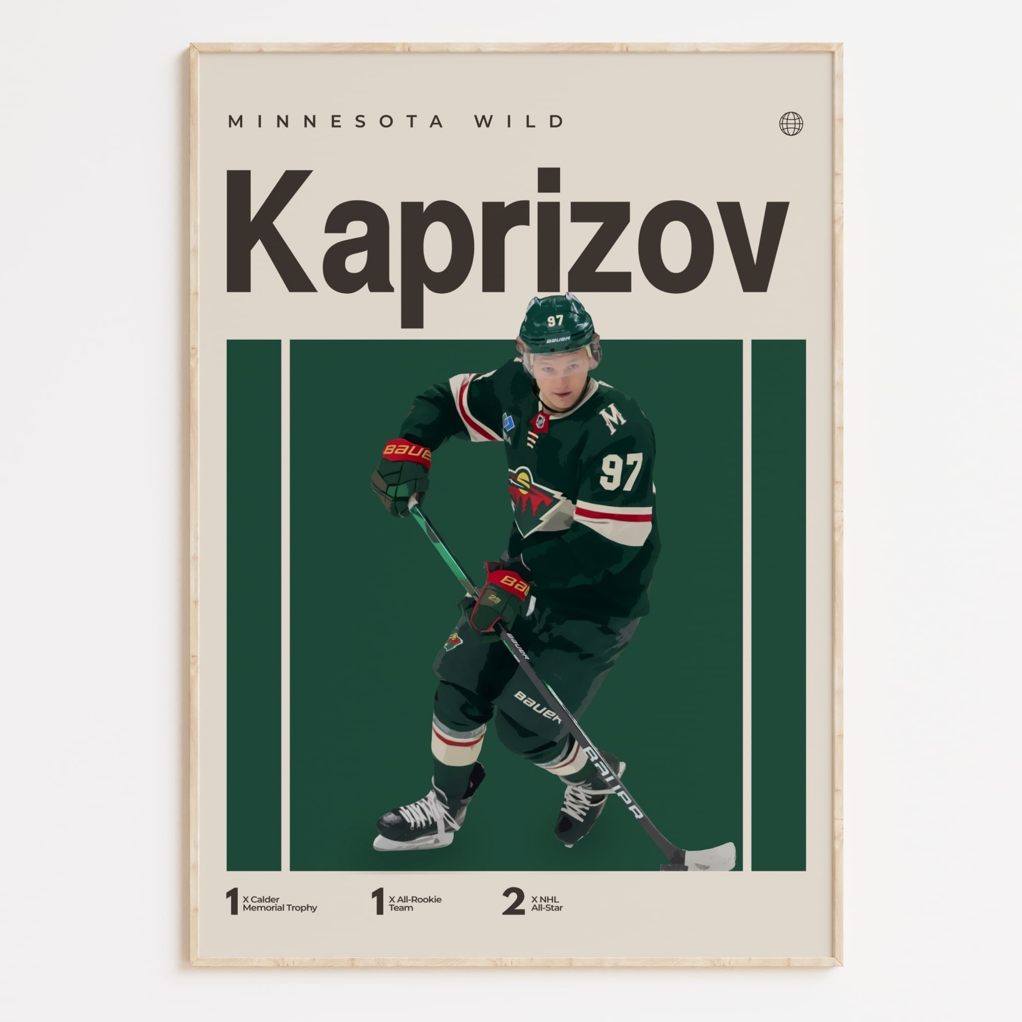 Kirill Kaprizov Poster