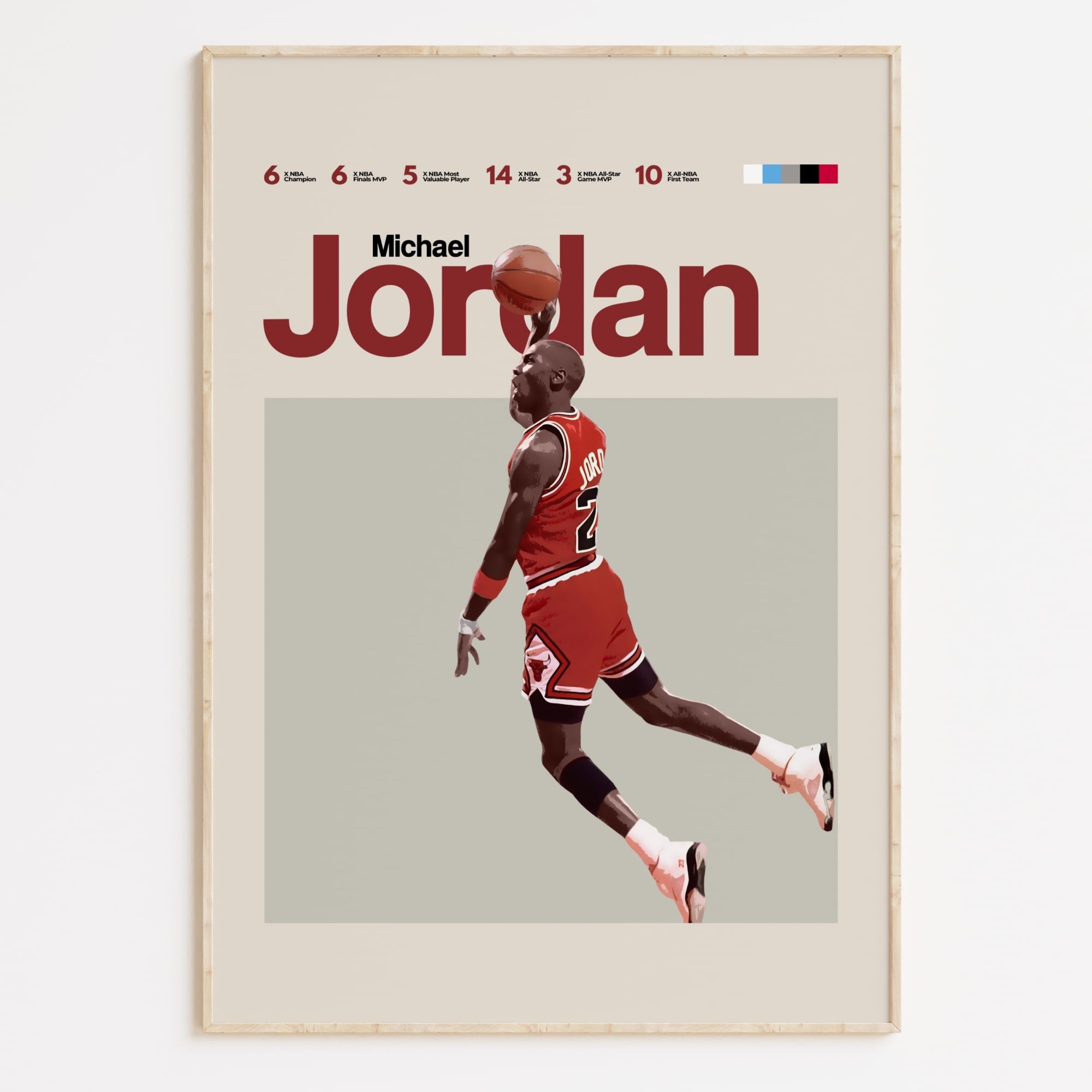 Michael Jordan Poster, Chicago Bulls