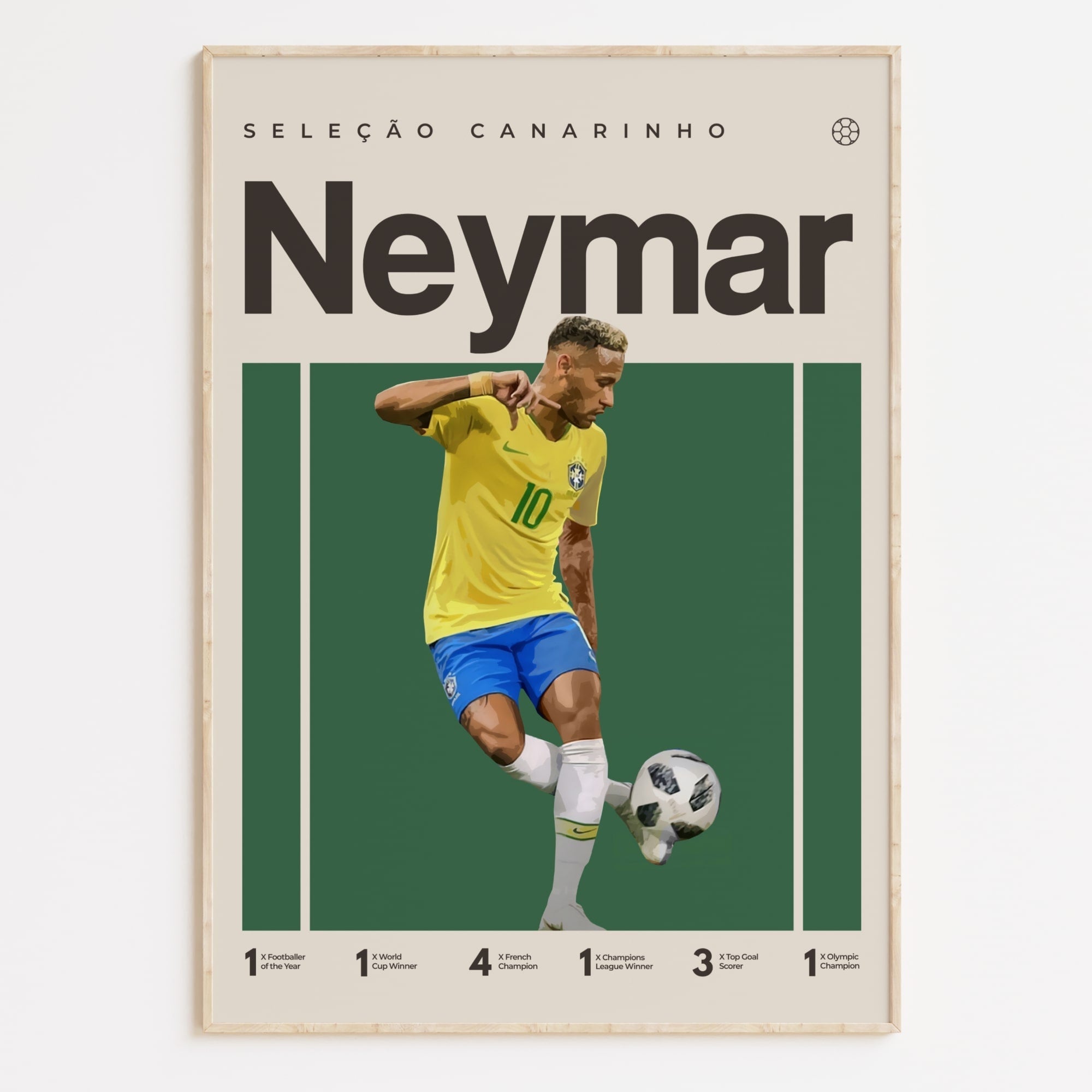 Neymar Jr Poster, Brazil