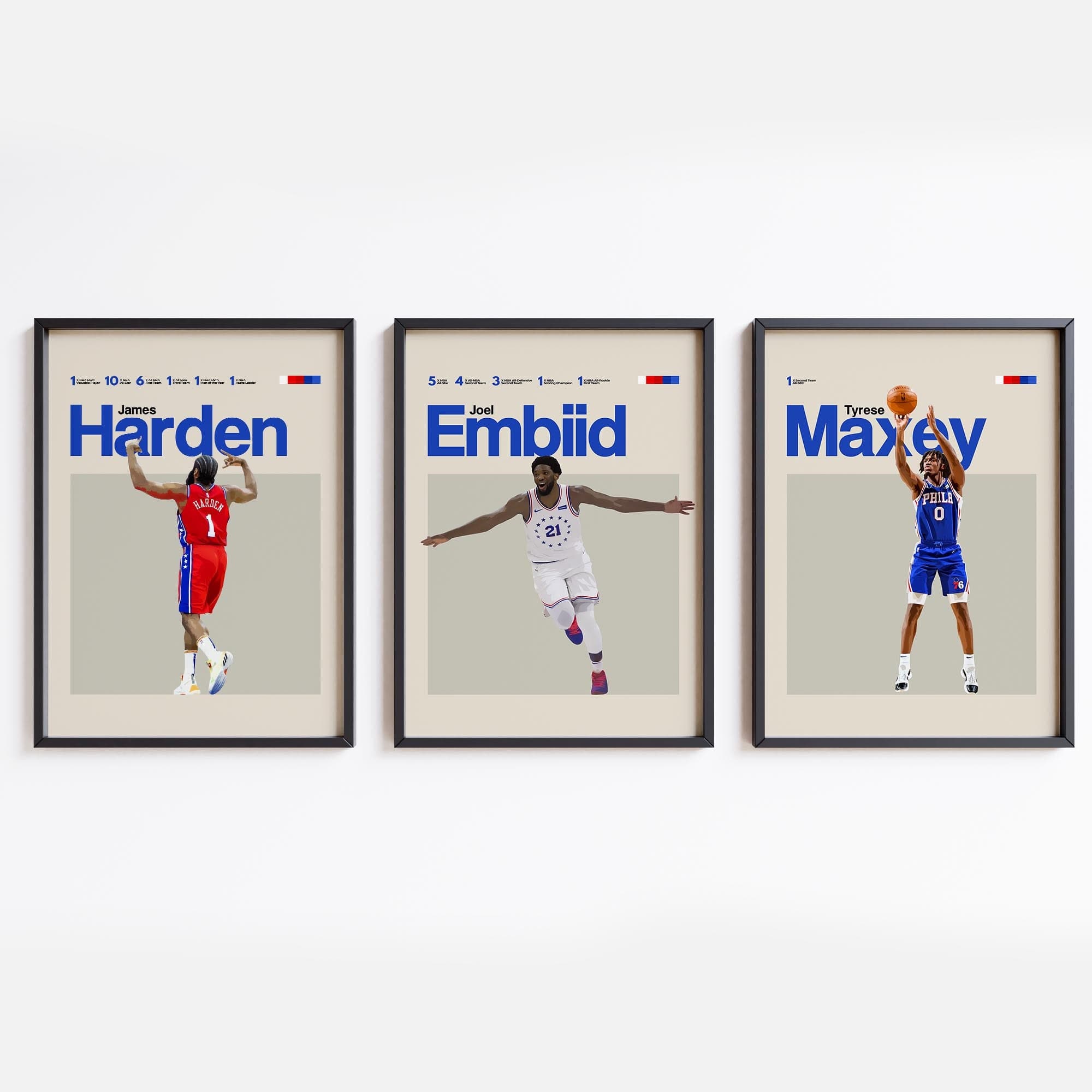 Philadelpiha 76ers Bundle (Set of 3)