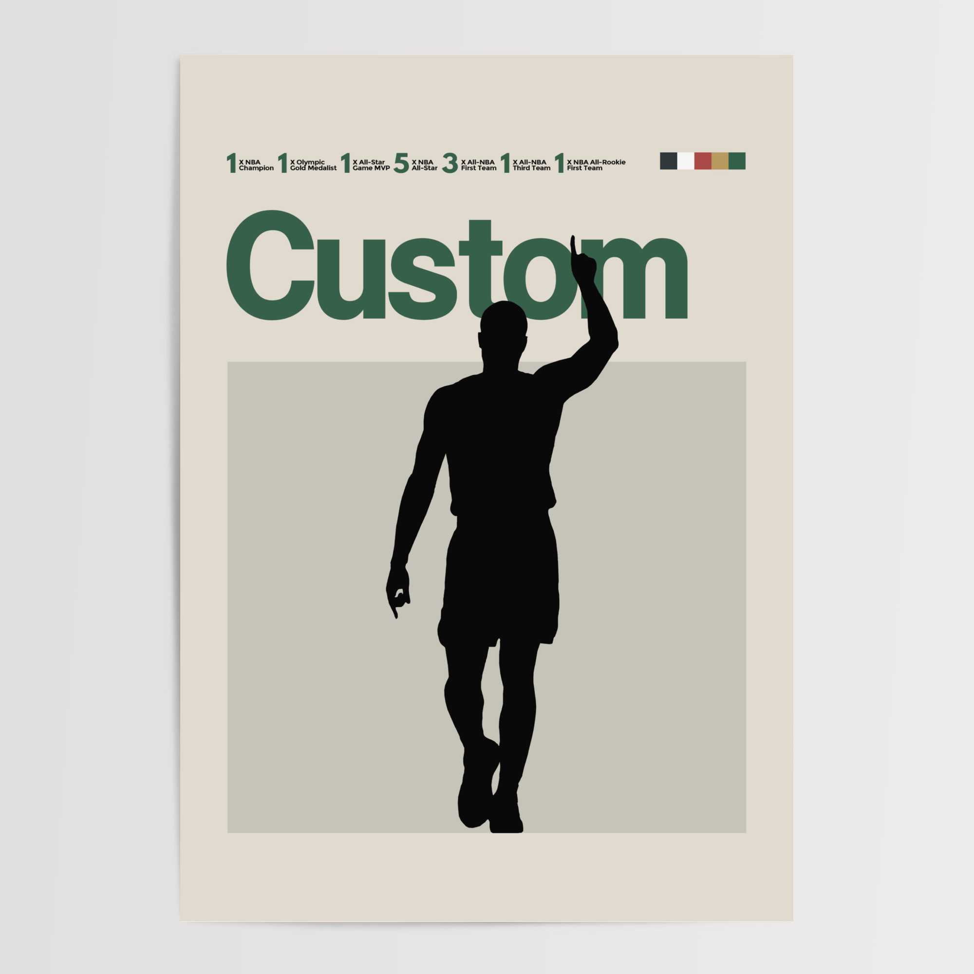 Custom Athlete Poster