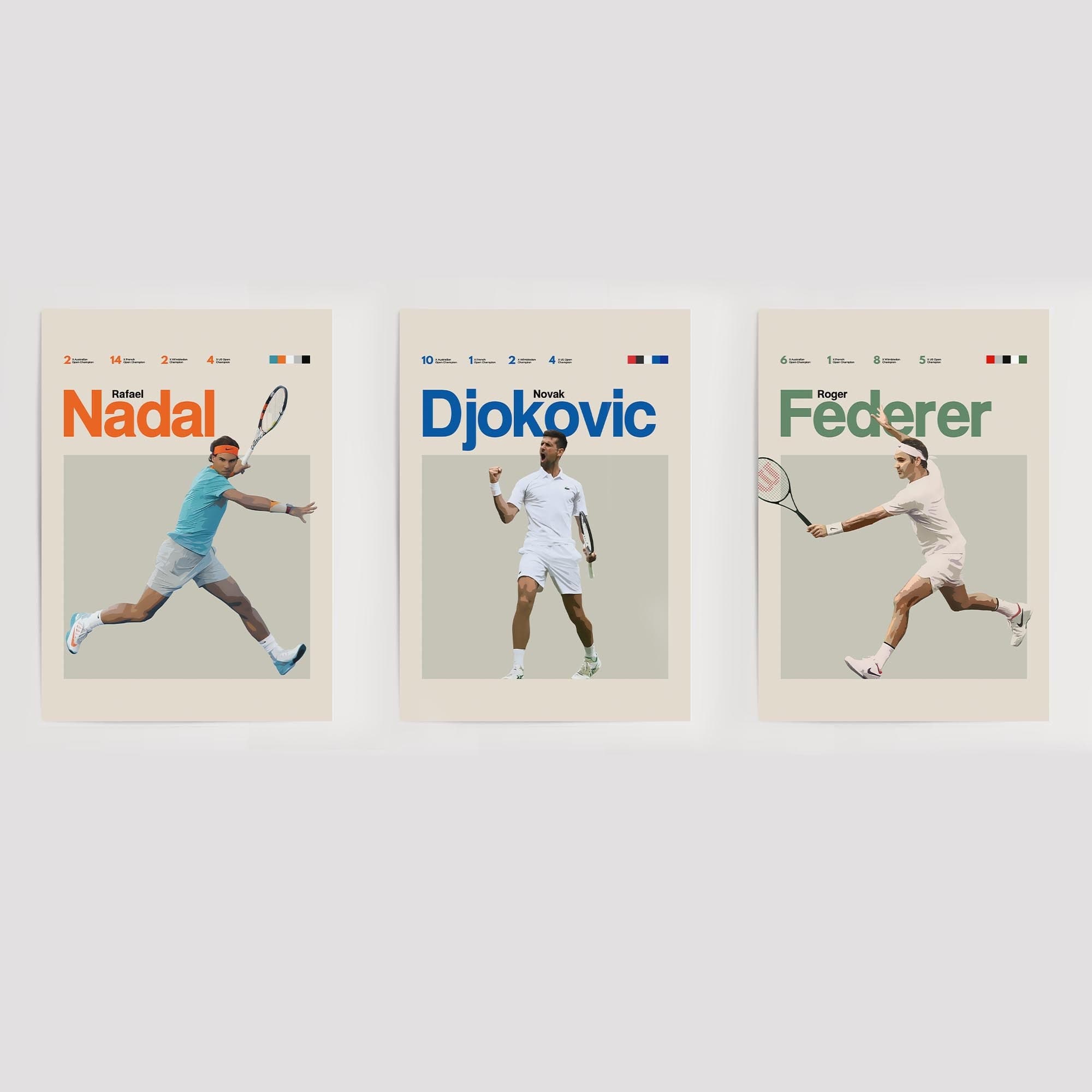 Tennis GOATS Bundle (Set of 3)