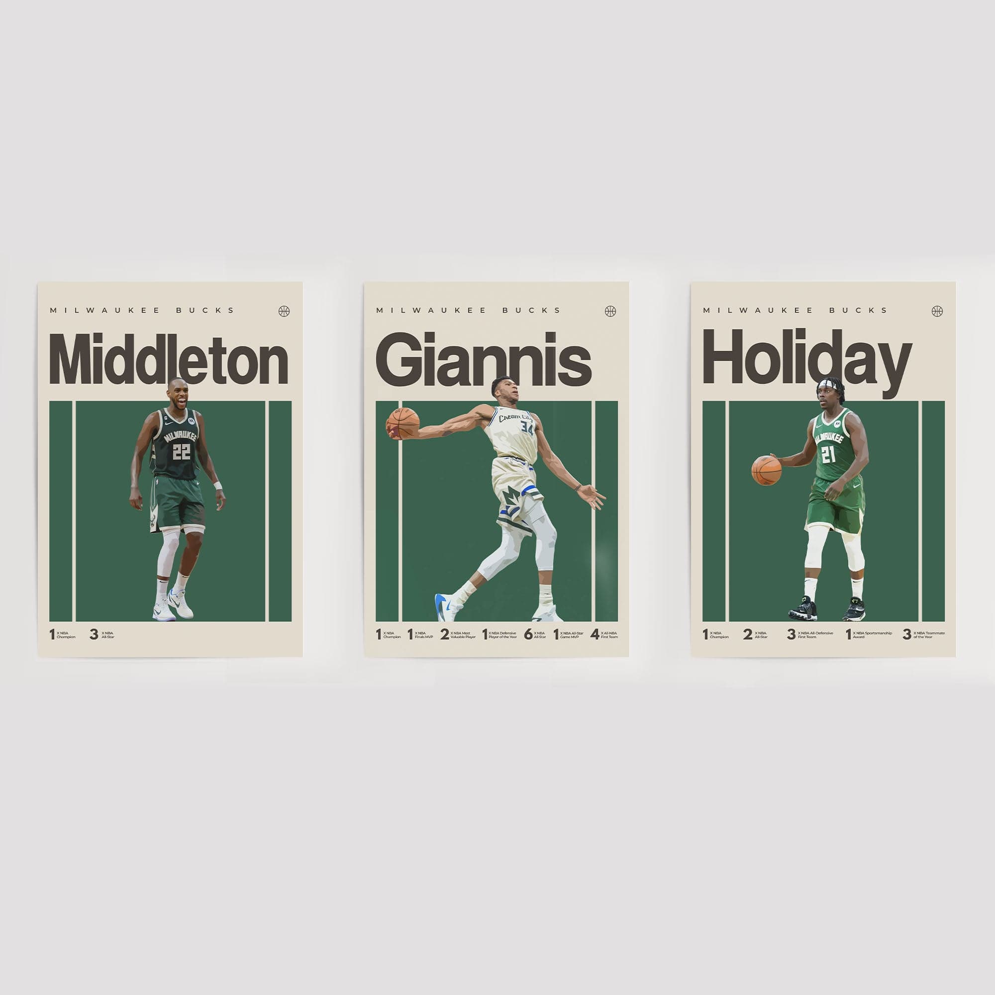 Milwaukee Bucks Bundle (Set of 3)