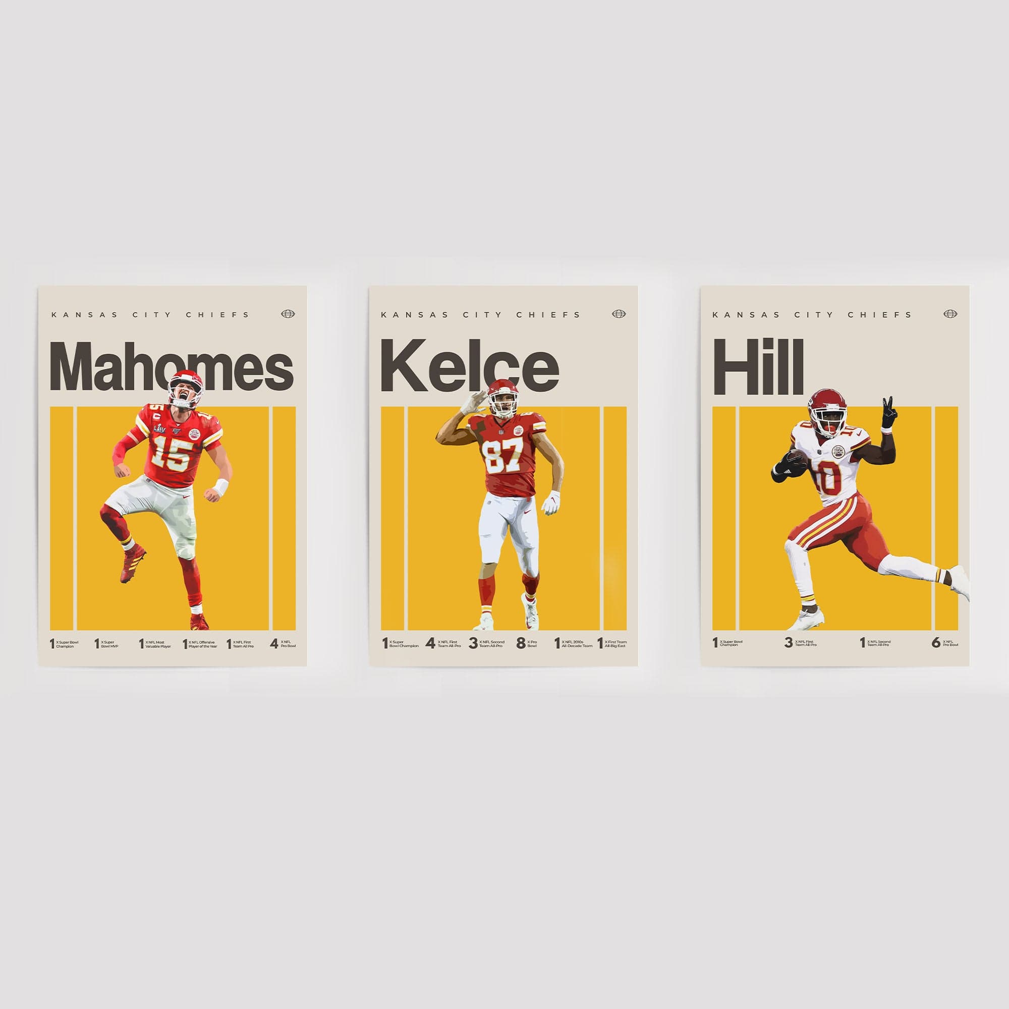 Kansas City Chiefs Bundle (Set of 3)