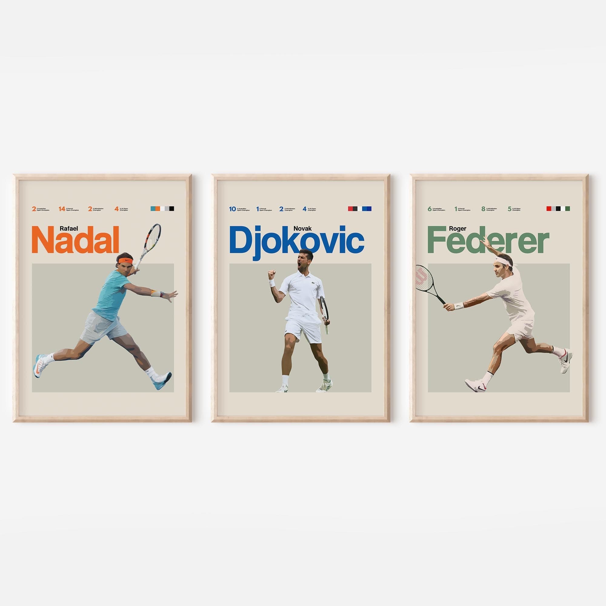 Tennis GOATS Bundle (Set of 3)