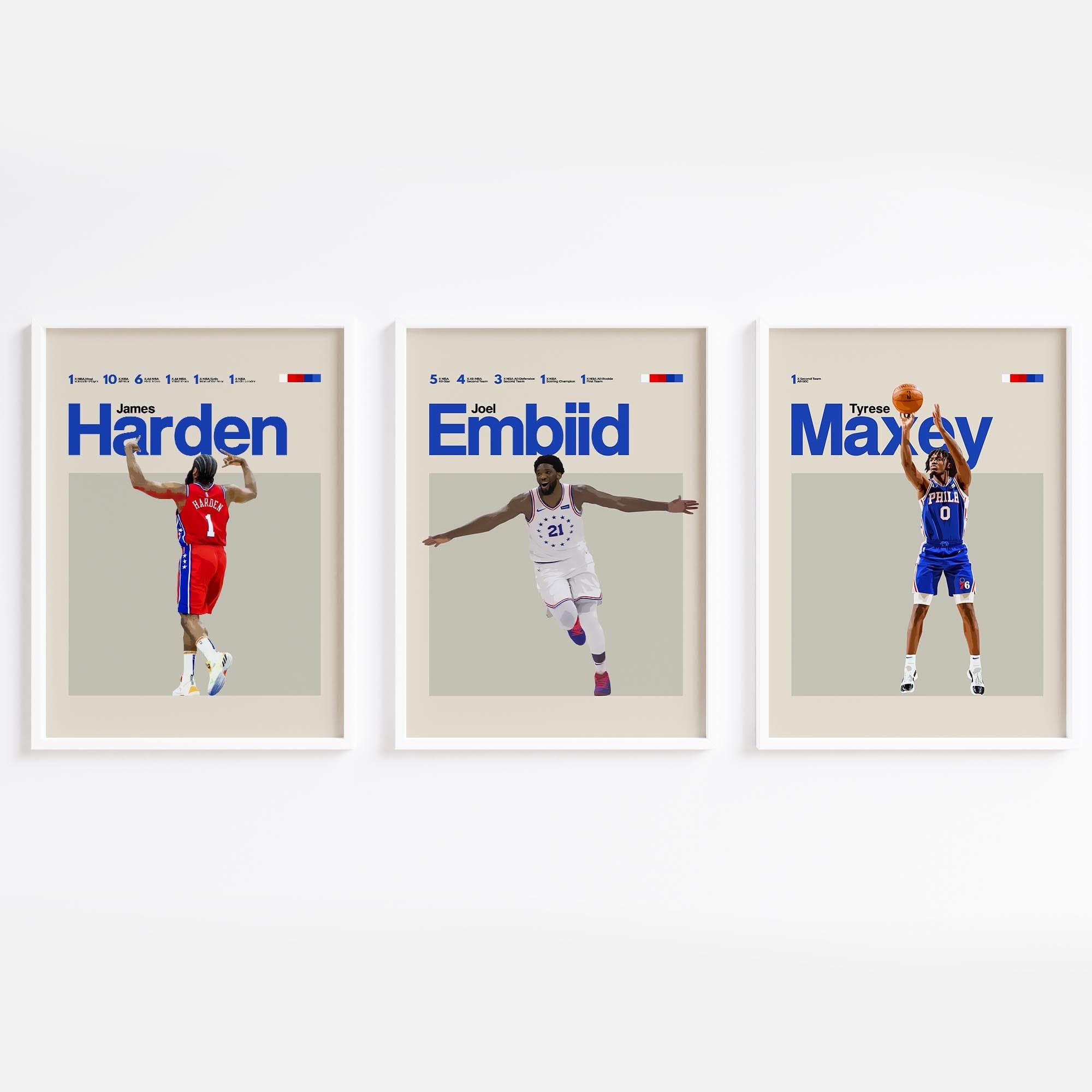 Philadelpiha 76ers Bundle (Set of 3)