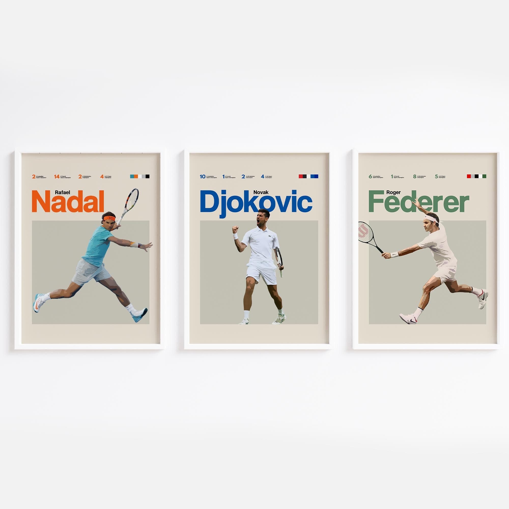 Tennis GOATS Bundle (Set of 3)