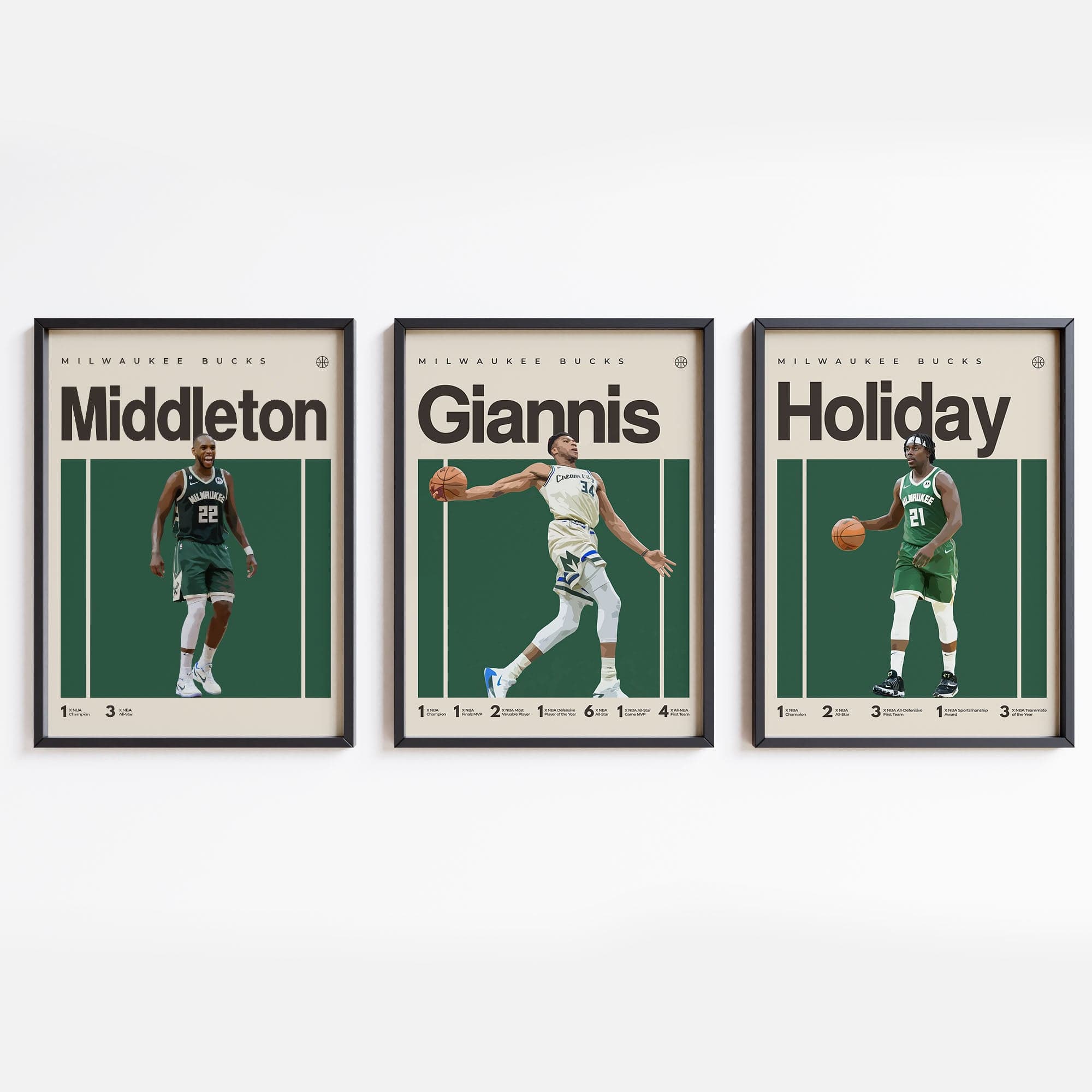 Milwaukee Bucks Bundle (Set of 3)