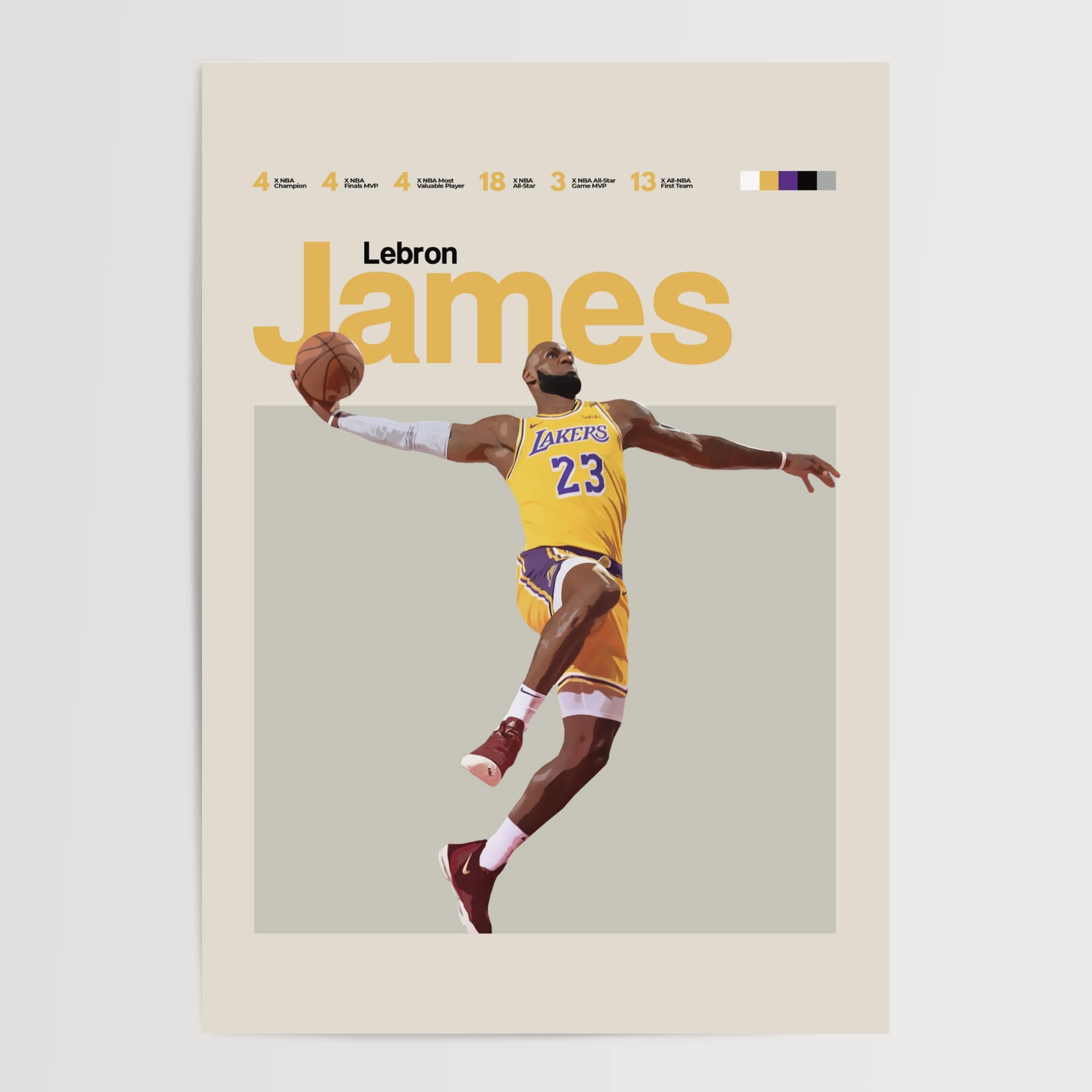 Lebron James poster