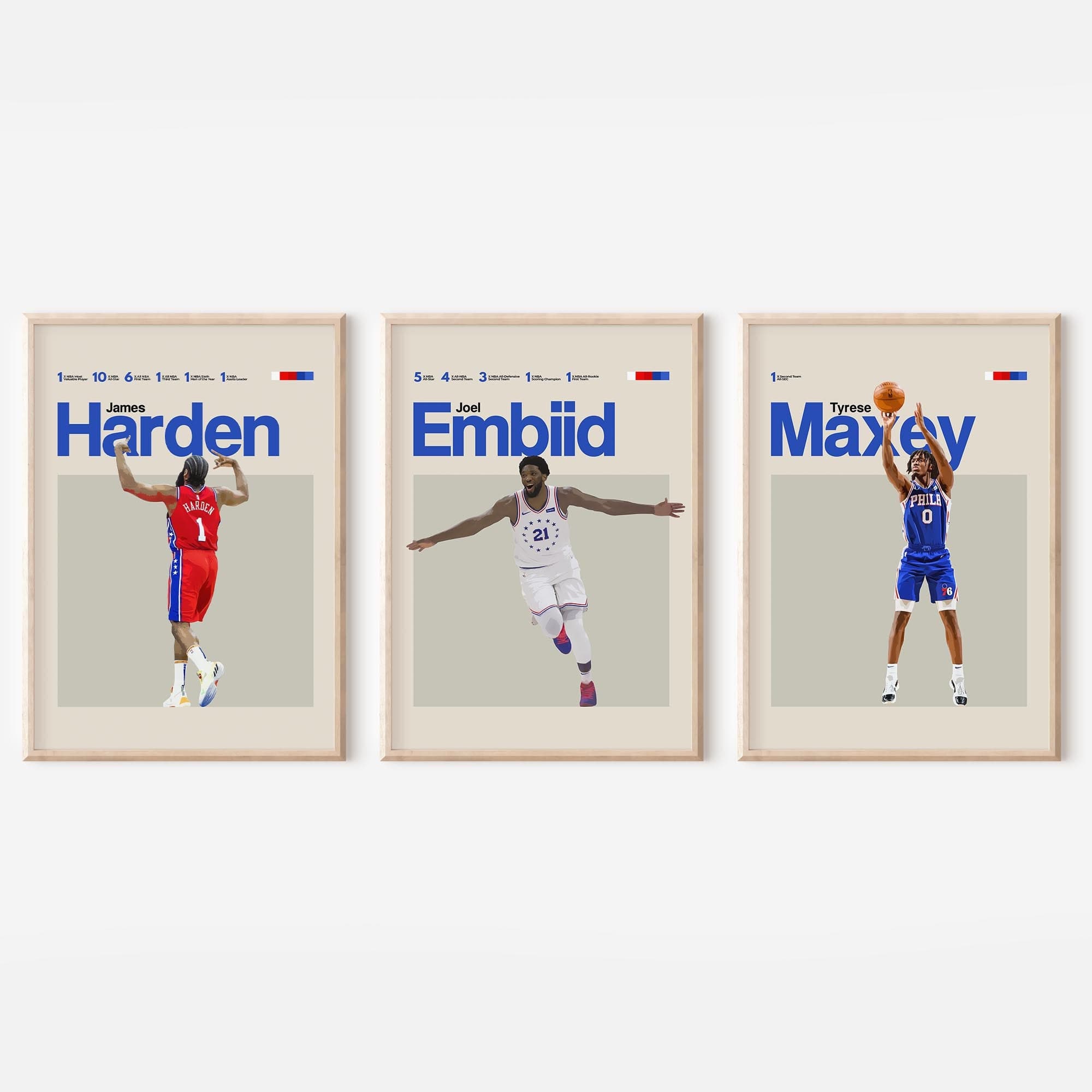 Philadelpiha 76ers Bundle (Set of 3)