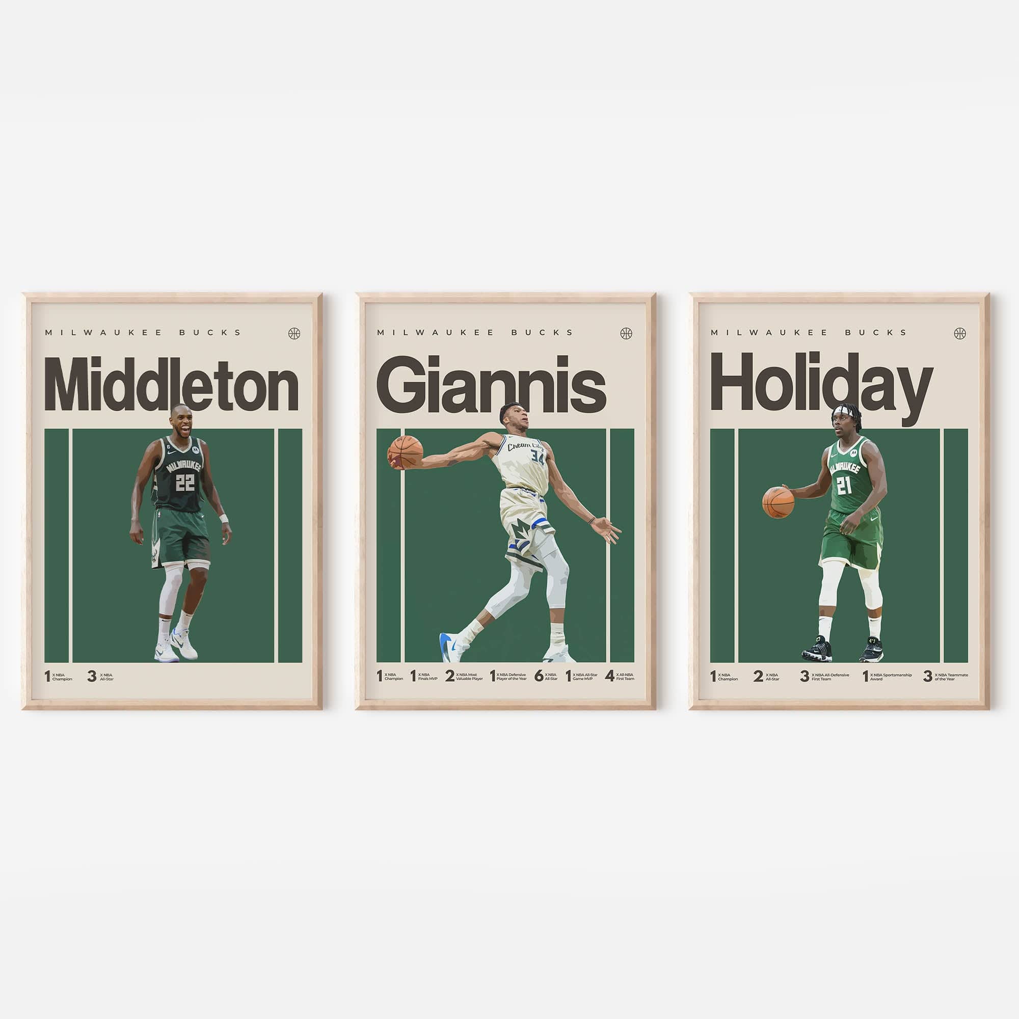 Milwaukee Bucks Bundle (Set of 3)