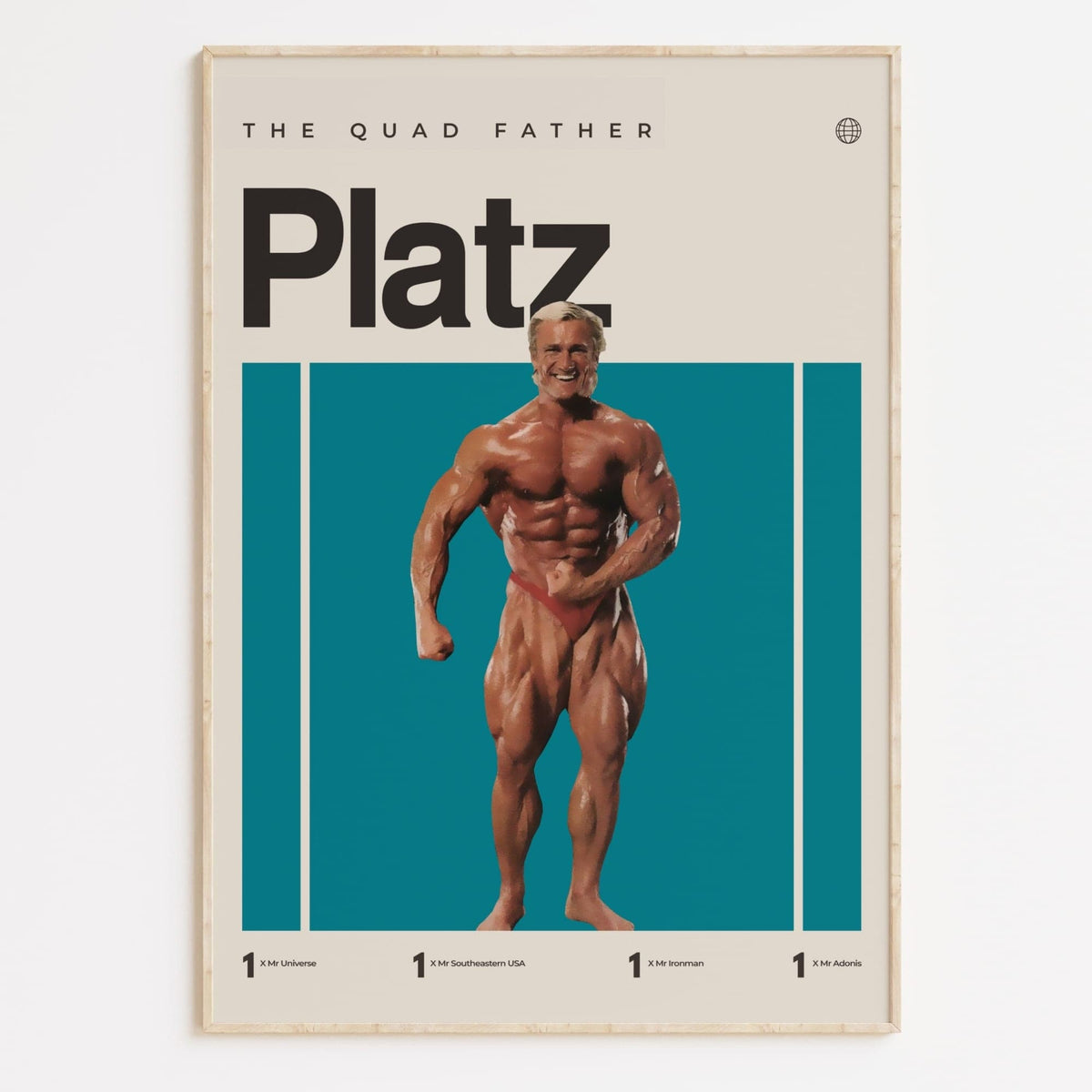 Tom Platz Poster - Bodybuilding Art| BigWeekend Store
