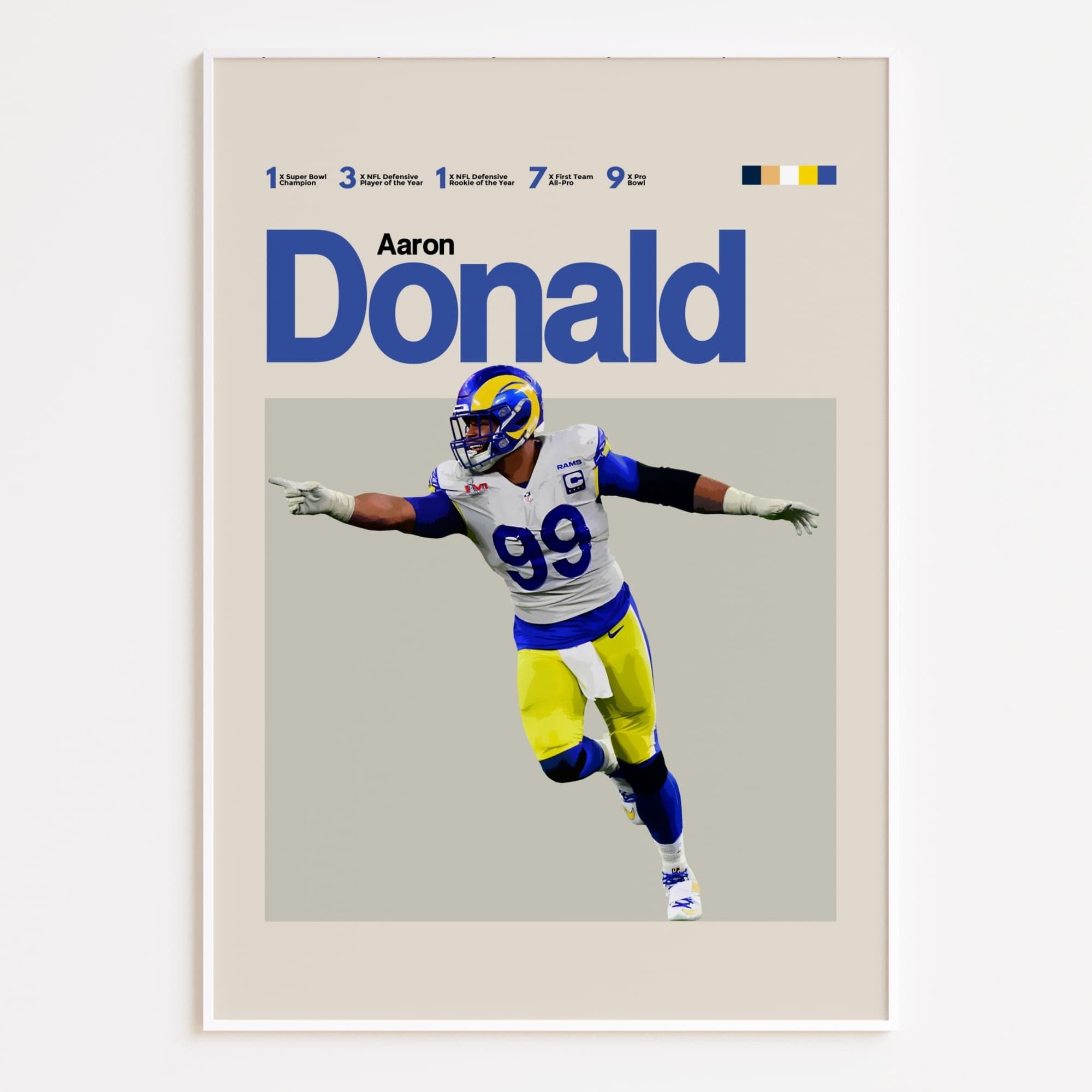 Aaron Donald Poster