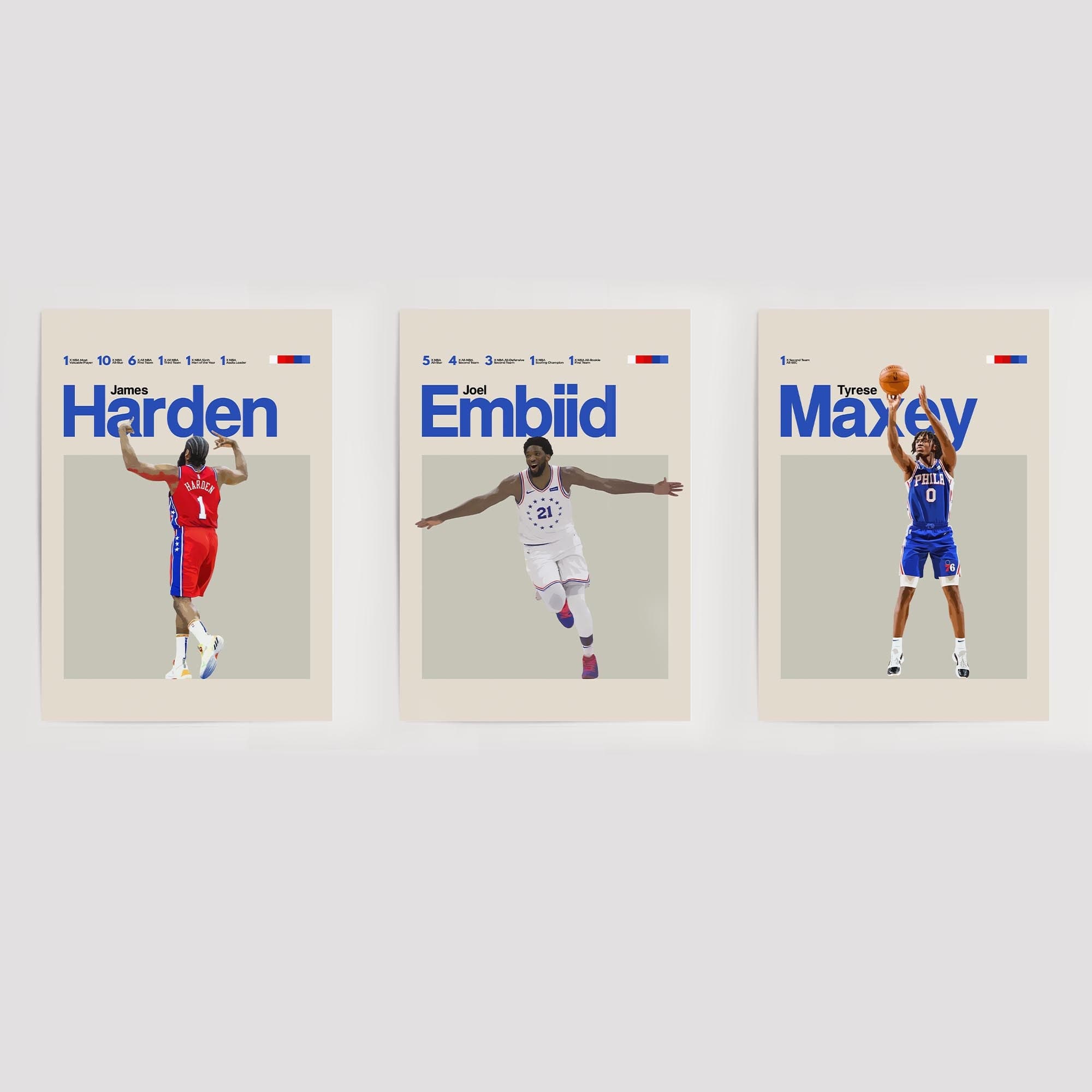 Philadelpiha 76ers Bundle (Set of 3)