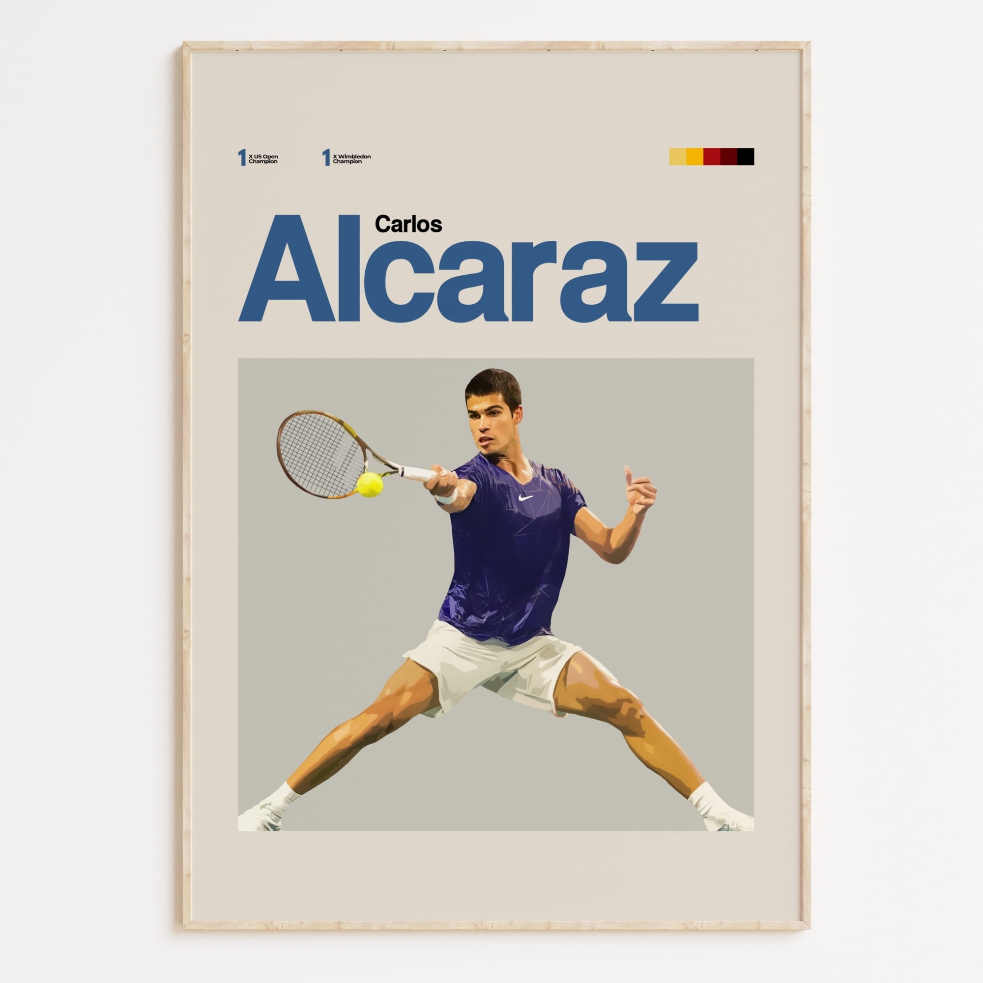 Carlos Alcaraz Poster