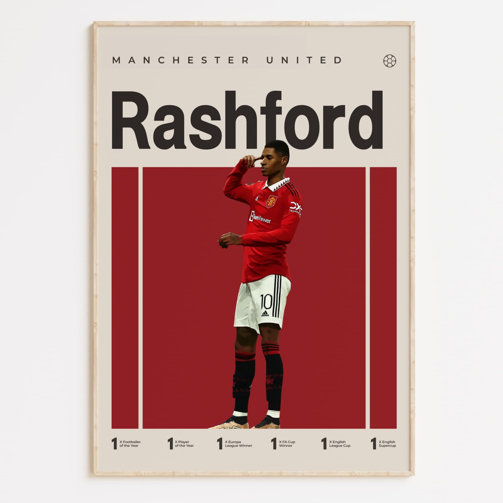 Marcus Rashford Poster, Manchester United