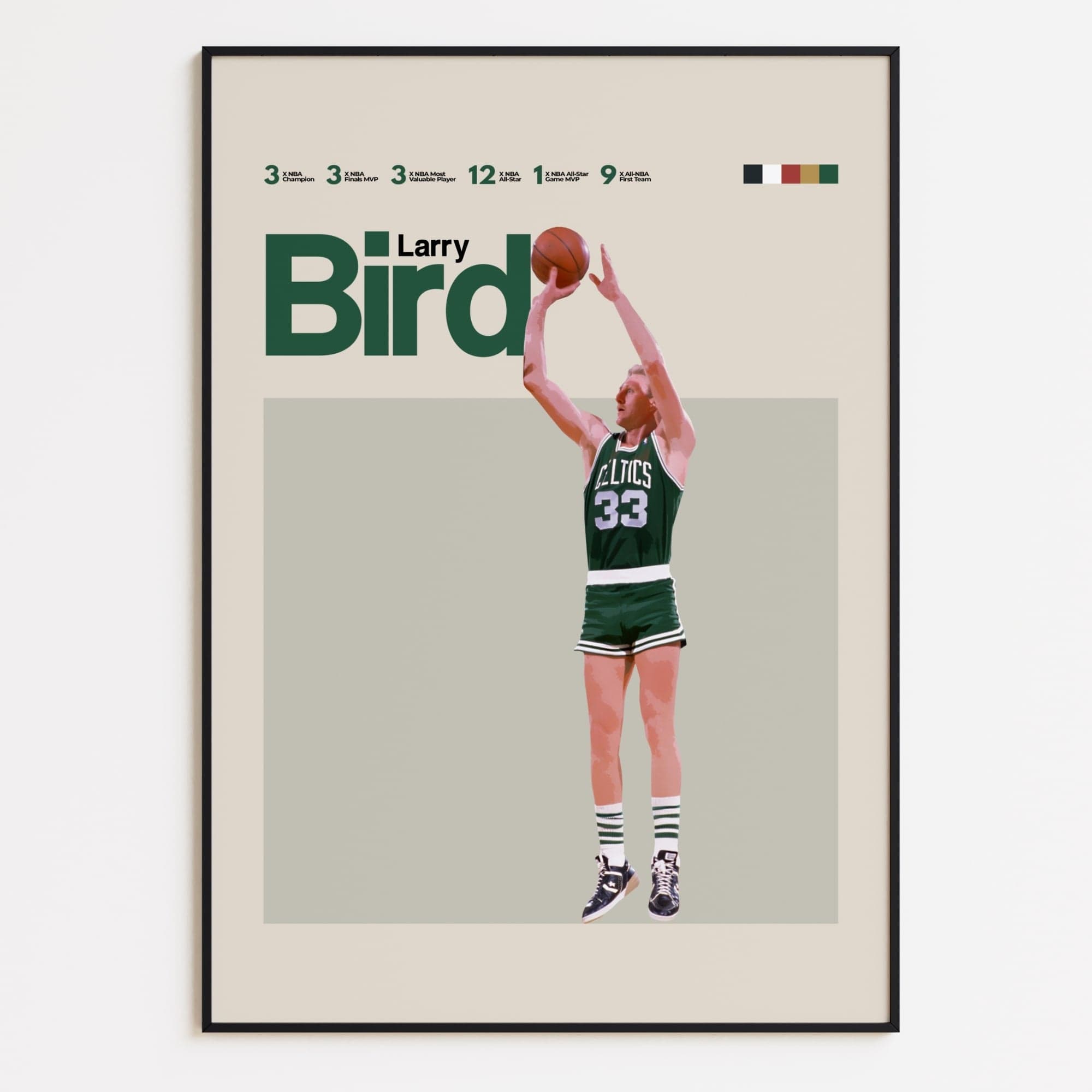 Larry Bird Poster