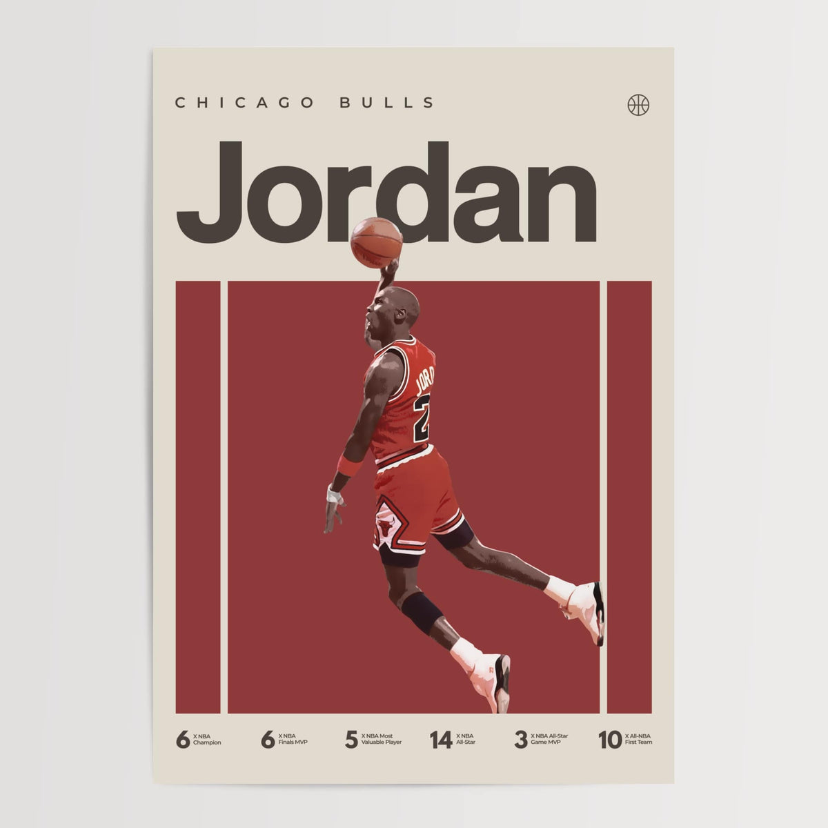 Michael Jordan Poster - Chicago Bulls | BigWeekend Store