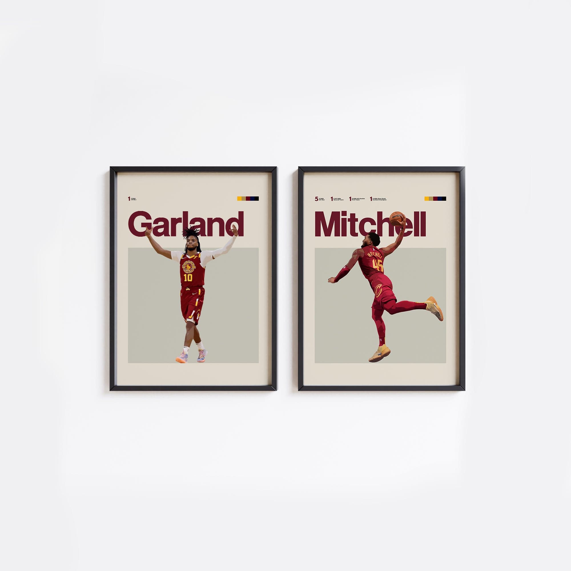 Cleveland Cavaliers (Set of 2)