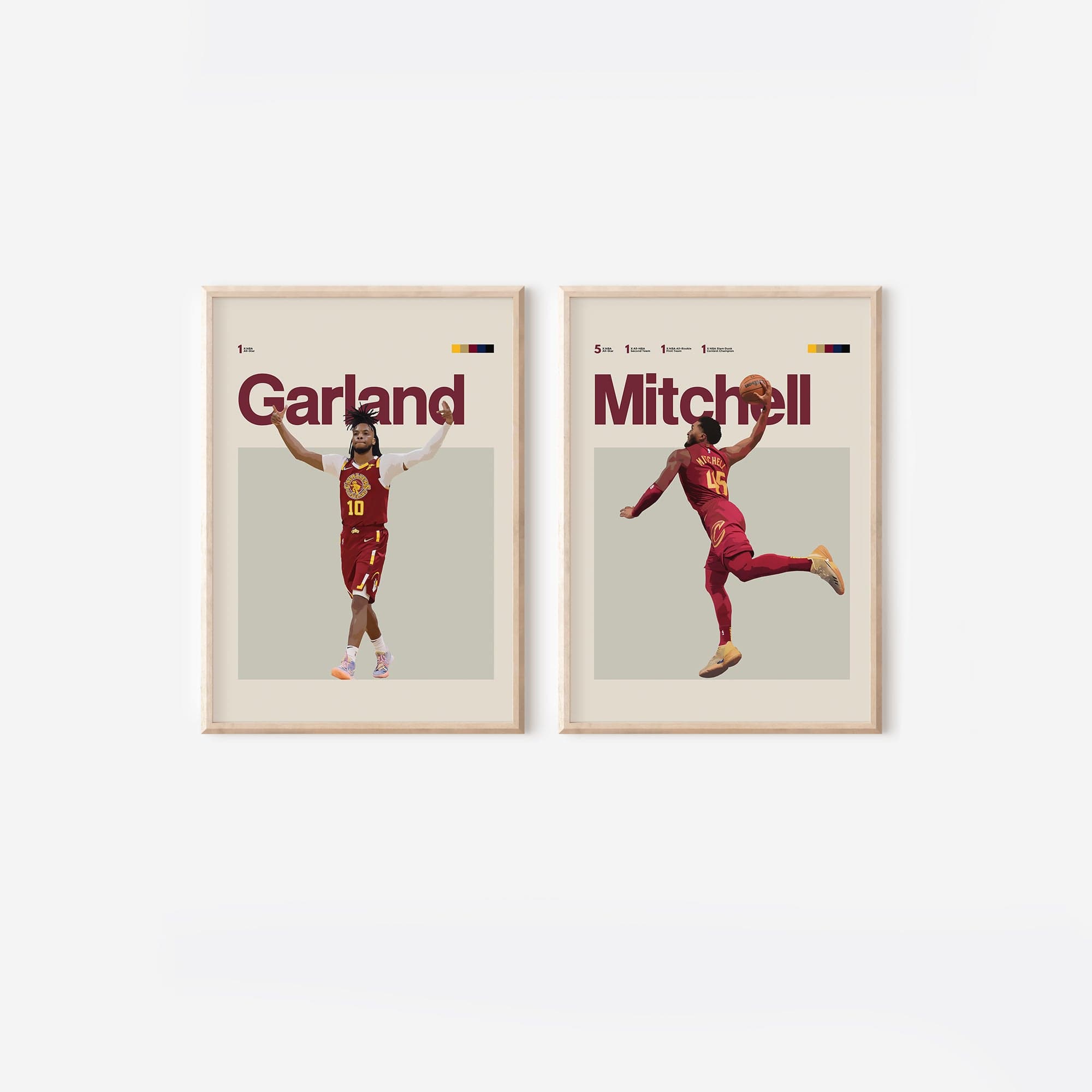 Cleveland Cavaliers (Set of 2)