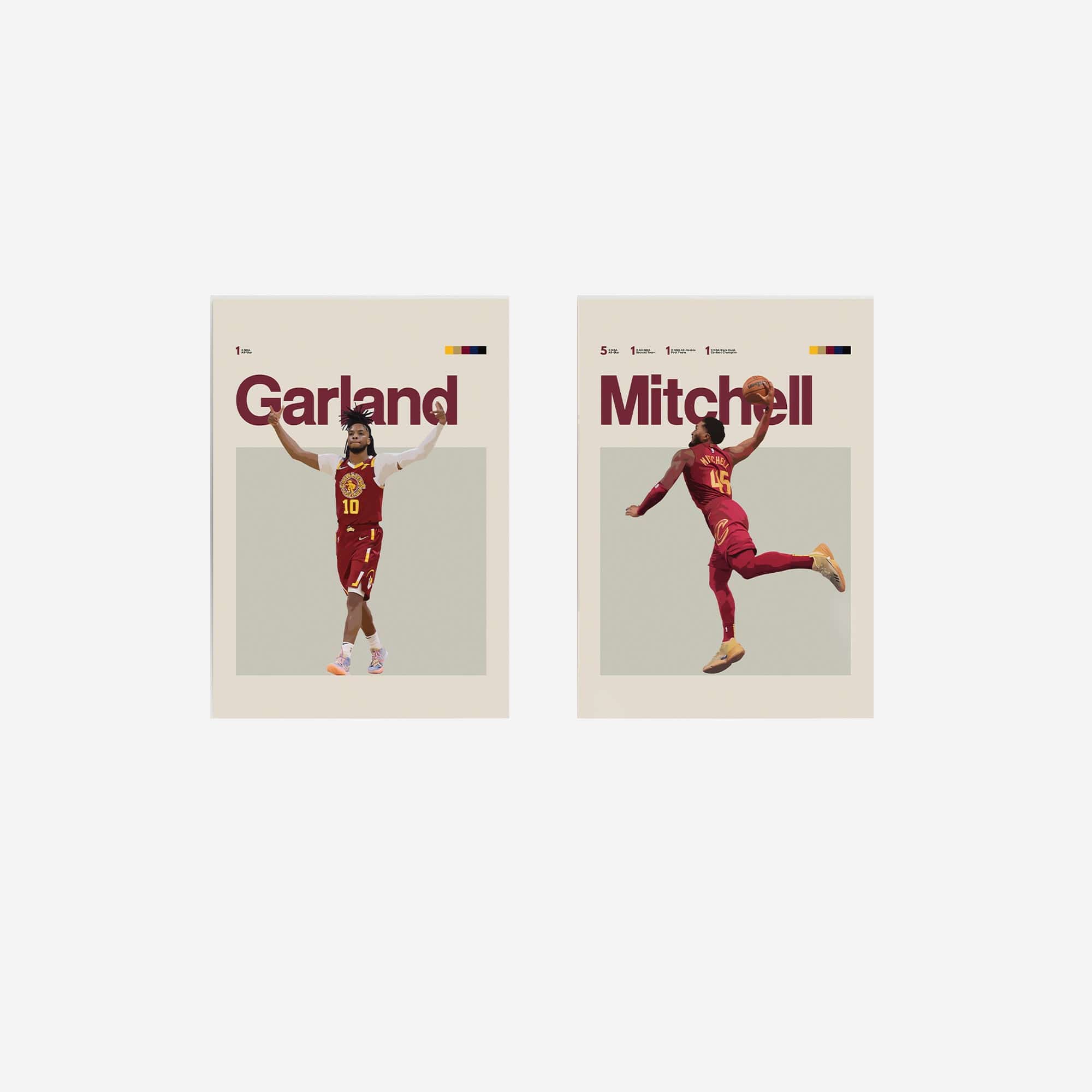 Cleveland Cavaliers (Set of 2)