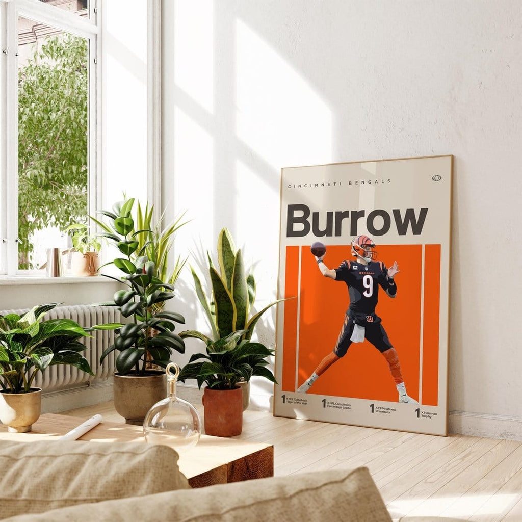 Joe Burrow Cincinnati Bengals Poster Joe Burrow Poster 