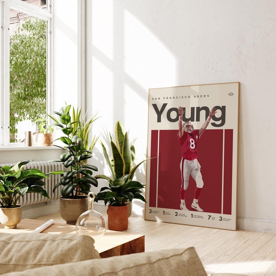 Steve Young Poster for sale