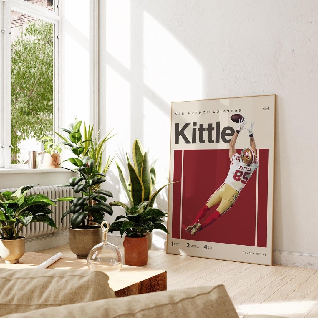 George Kittle San Francisco 49ers NFL Football Poster 