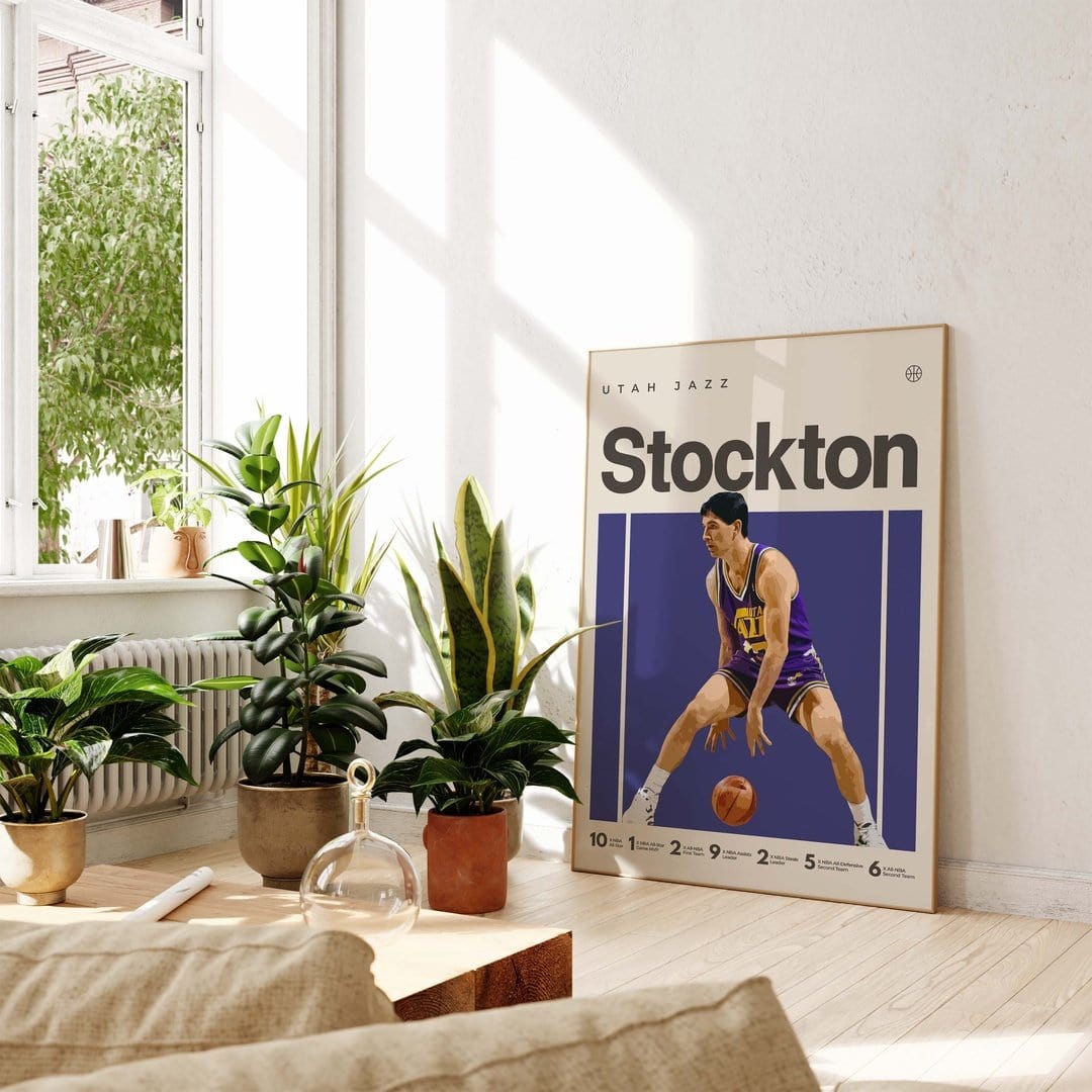 John Stockton Poster for sale