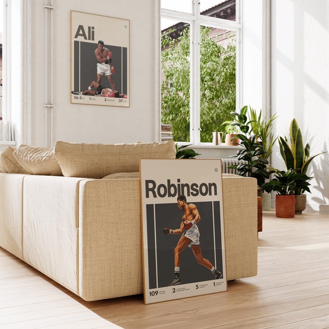 Sugar Ray Robinson wall poster, Boxing-Big Weekend